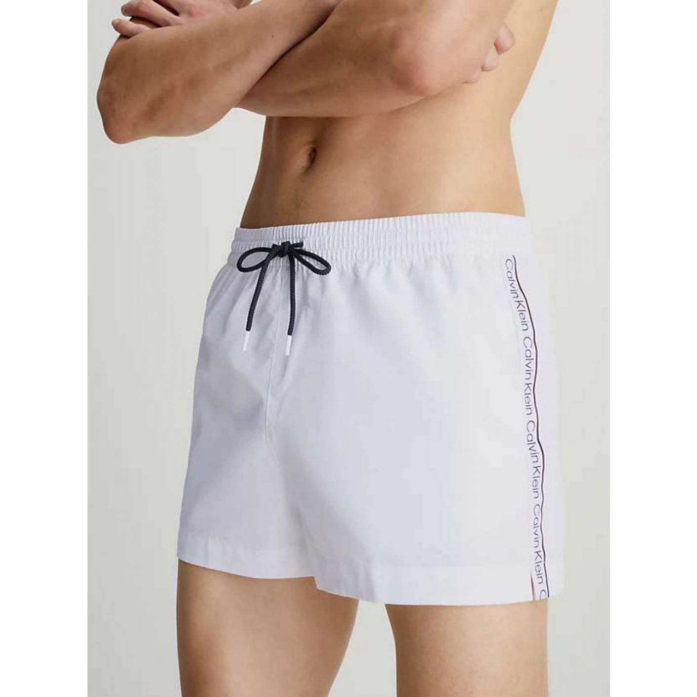 Calvin Klein Drawstring Swim Shorts - Logo Tape