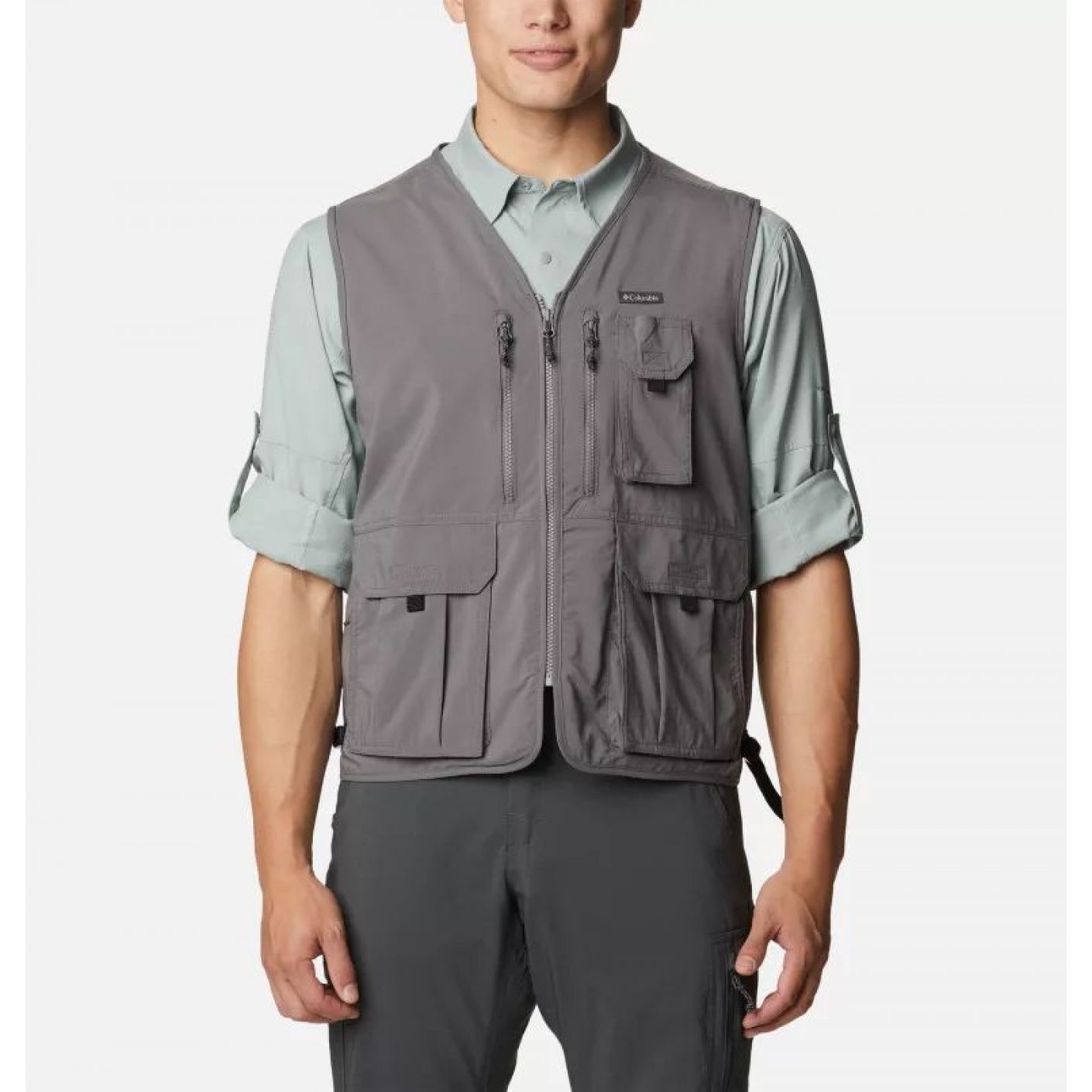 Columbia Men's Silver Ridge Utility City Gray Vest