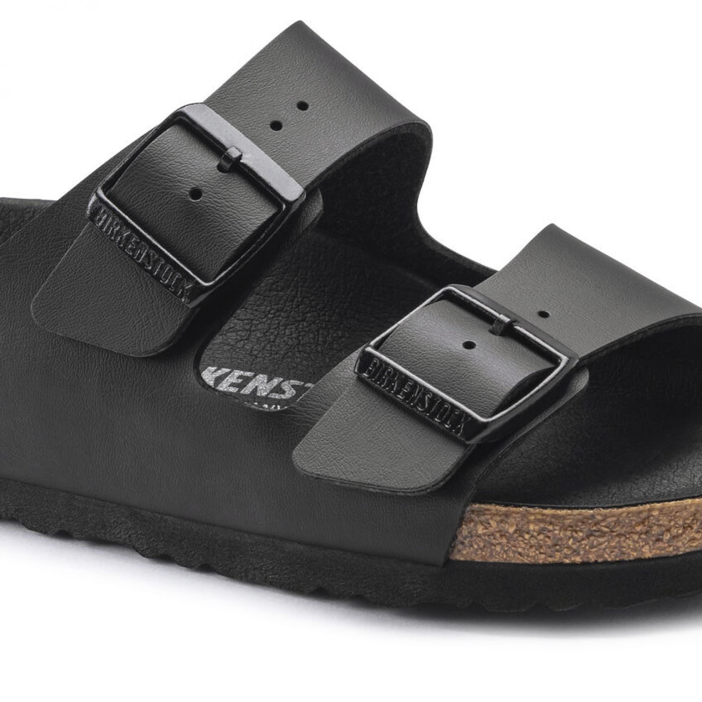 Birkenstock Arizona Triples Black Calzata Stretta