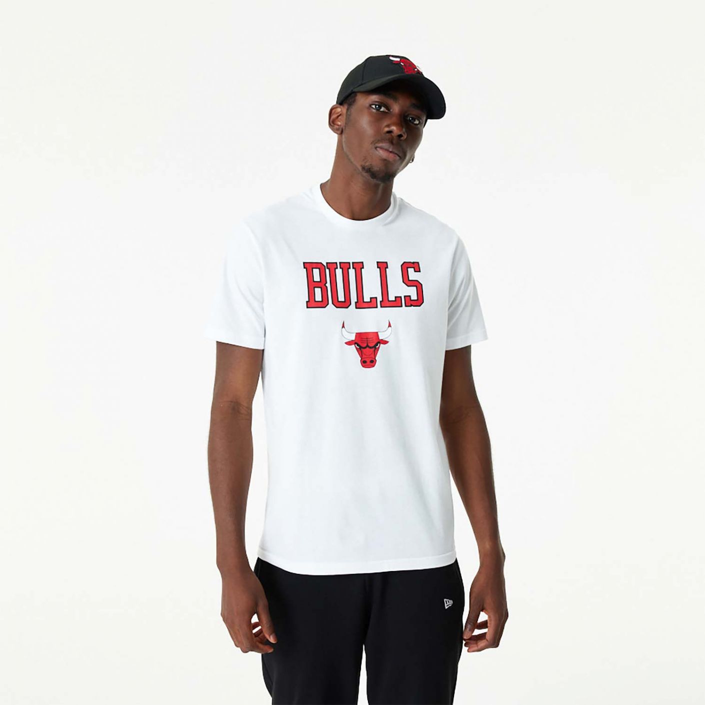 New Era Chicago Bulls NBA Team Logo T-Shirt white