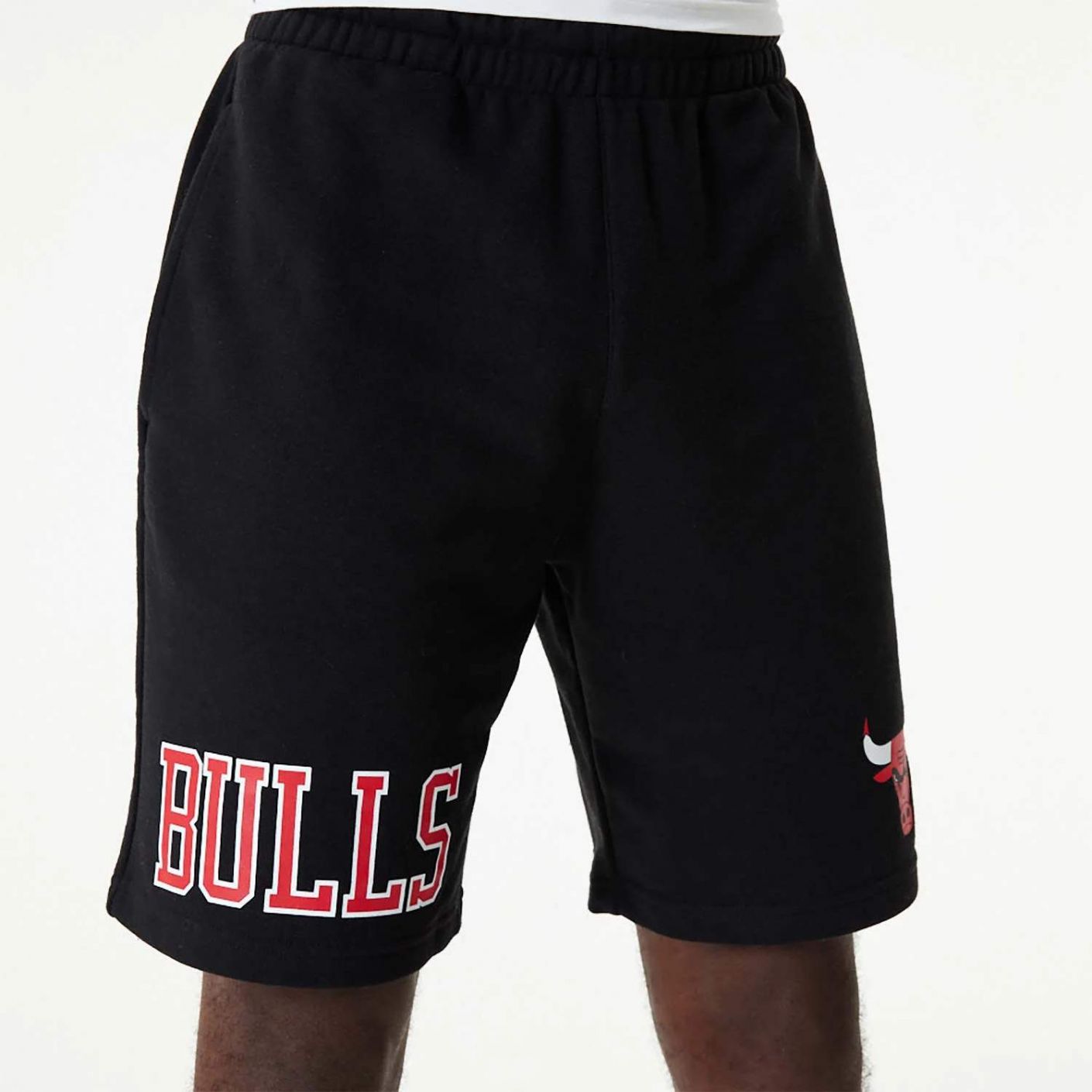 New Era Pantaloncini Chicago Bulls NBA Team Logo Neri