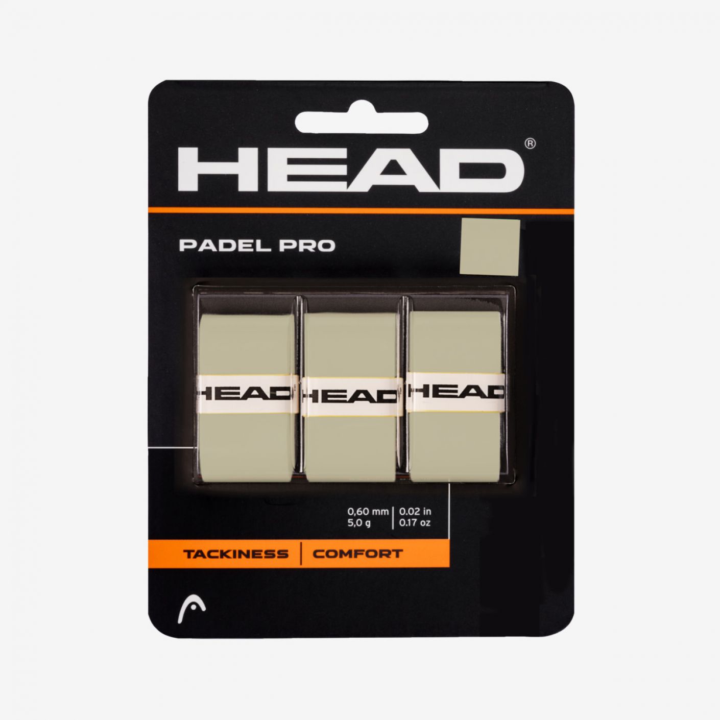 Head Overgrip Padel Pro 3ppk Grey