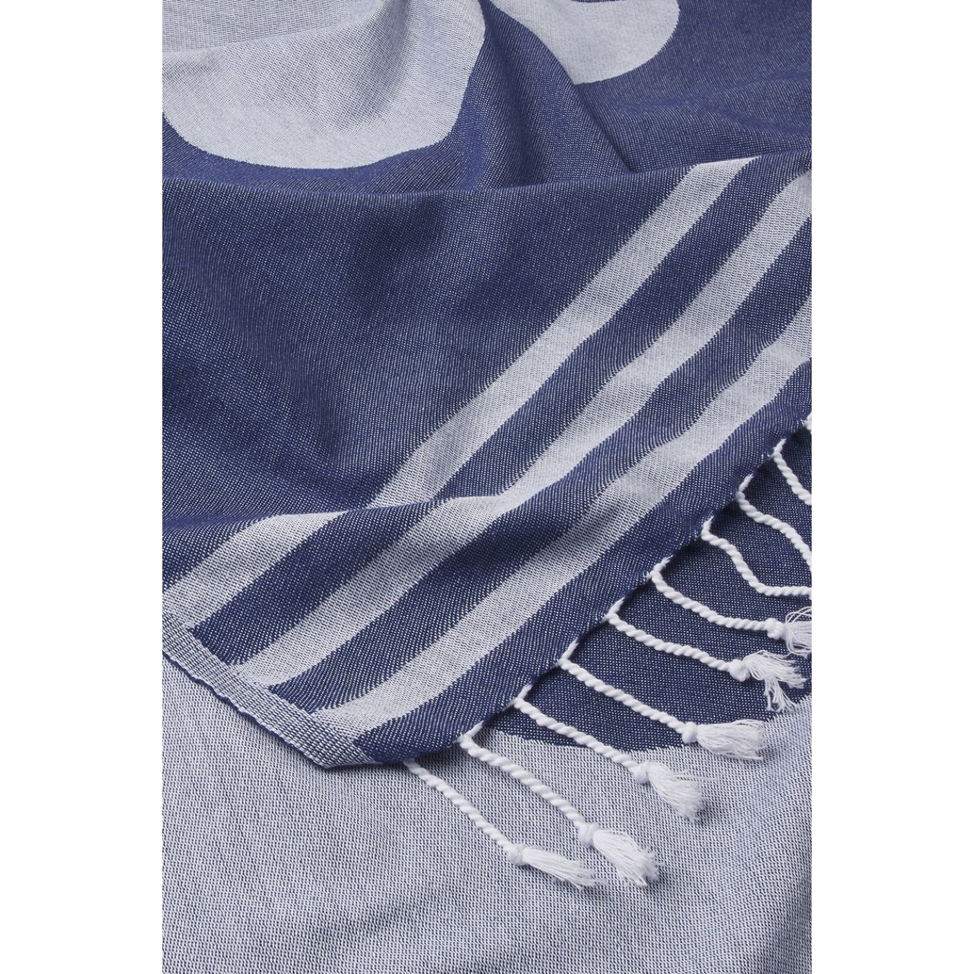 Sundek TELO MARE FOUTA JACQUARD CON LOGO Navy