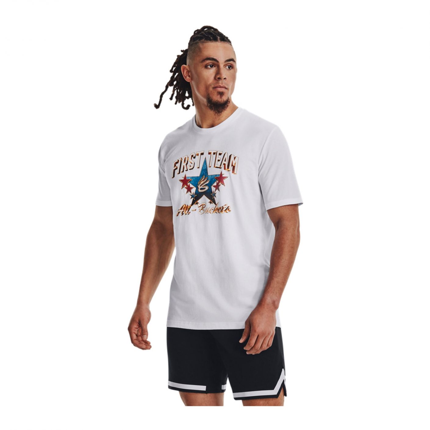 Under Armor T-shirt Curry all star game White