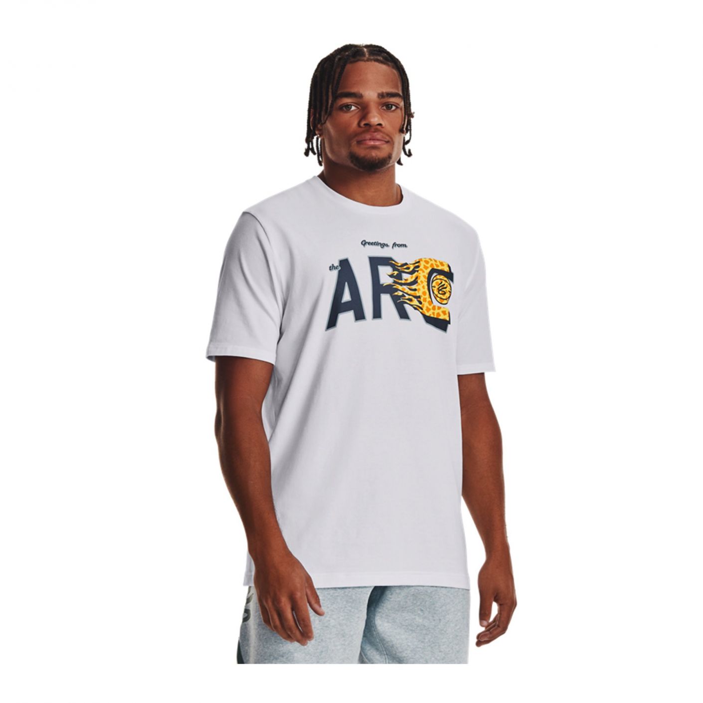 Under Armor T-shirt curry arc ss White