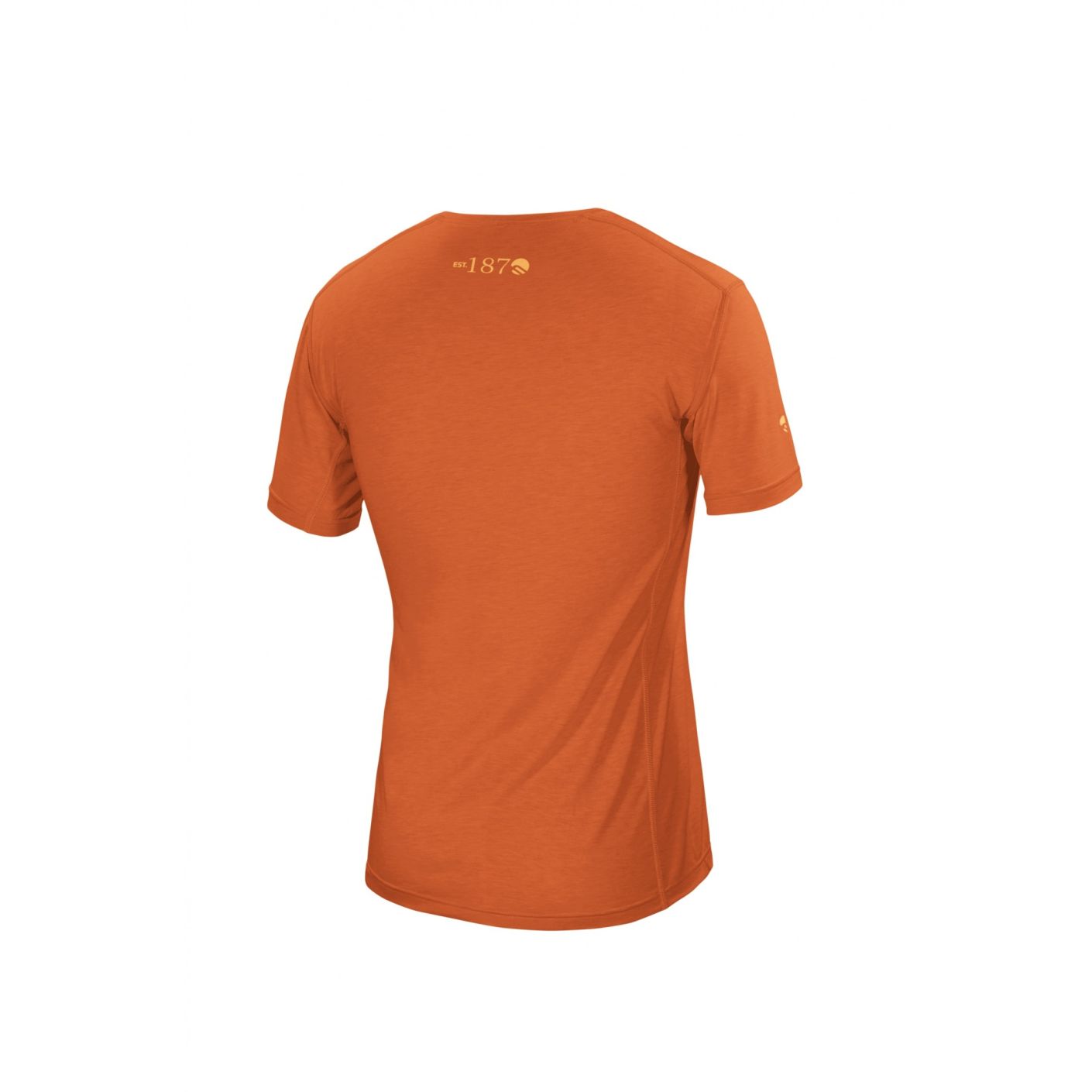 Ferrino Herren Warmes Orange-Blau-T-Shirt