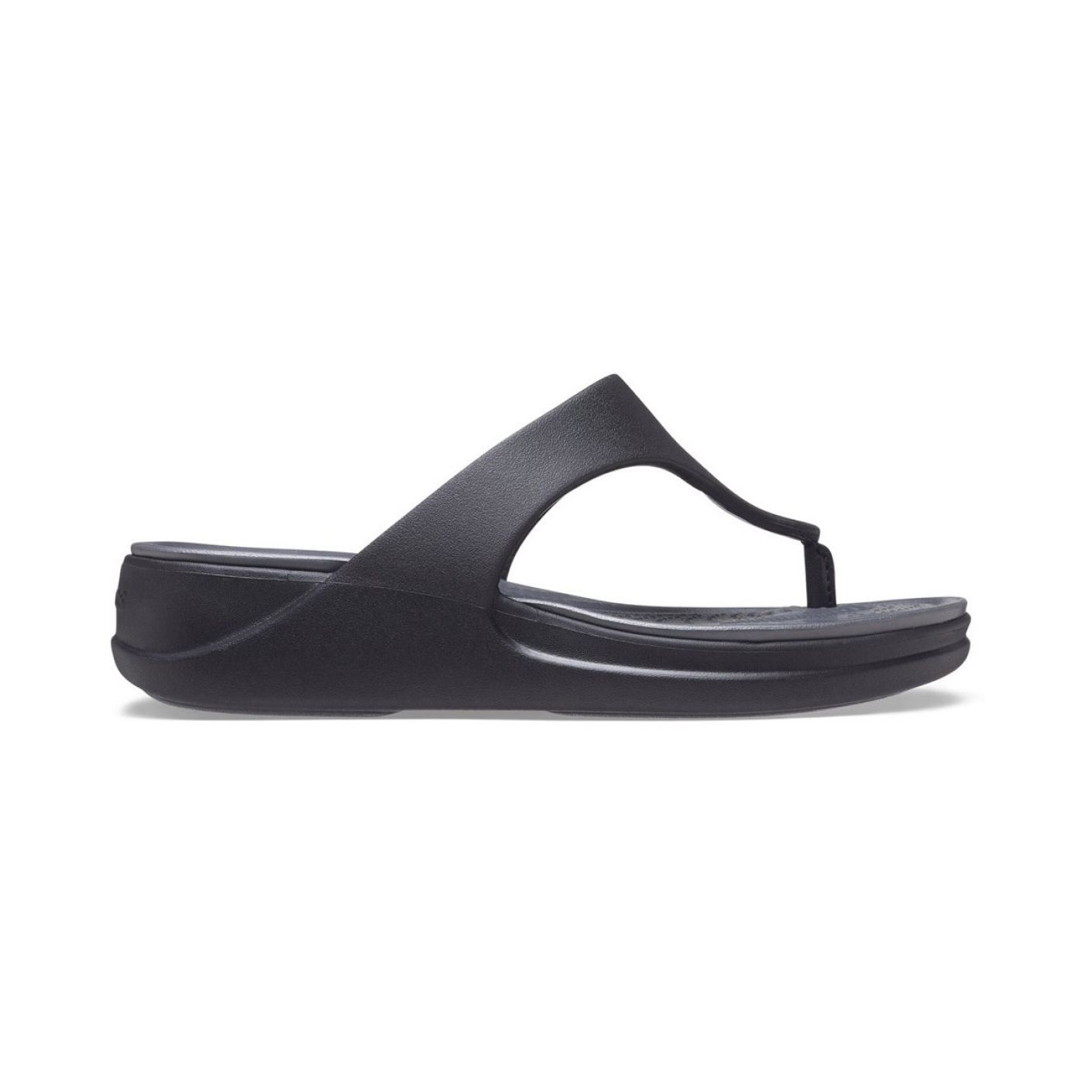 Crocs Boca Wedge Flip Black Women