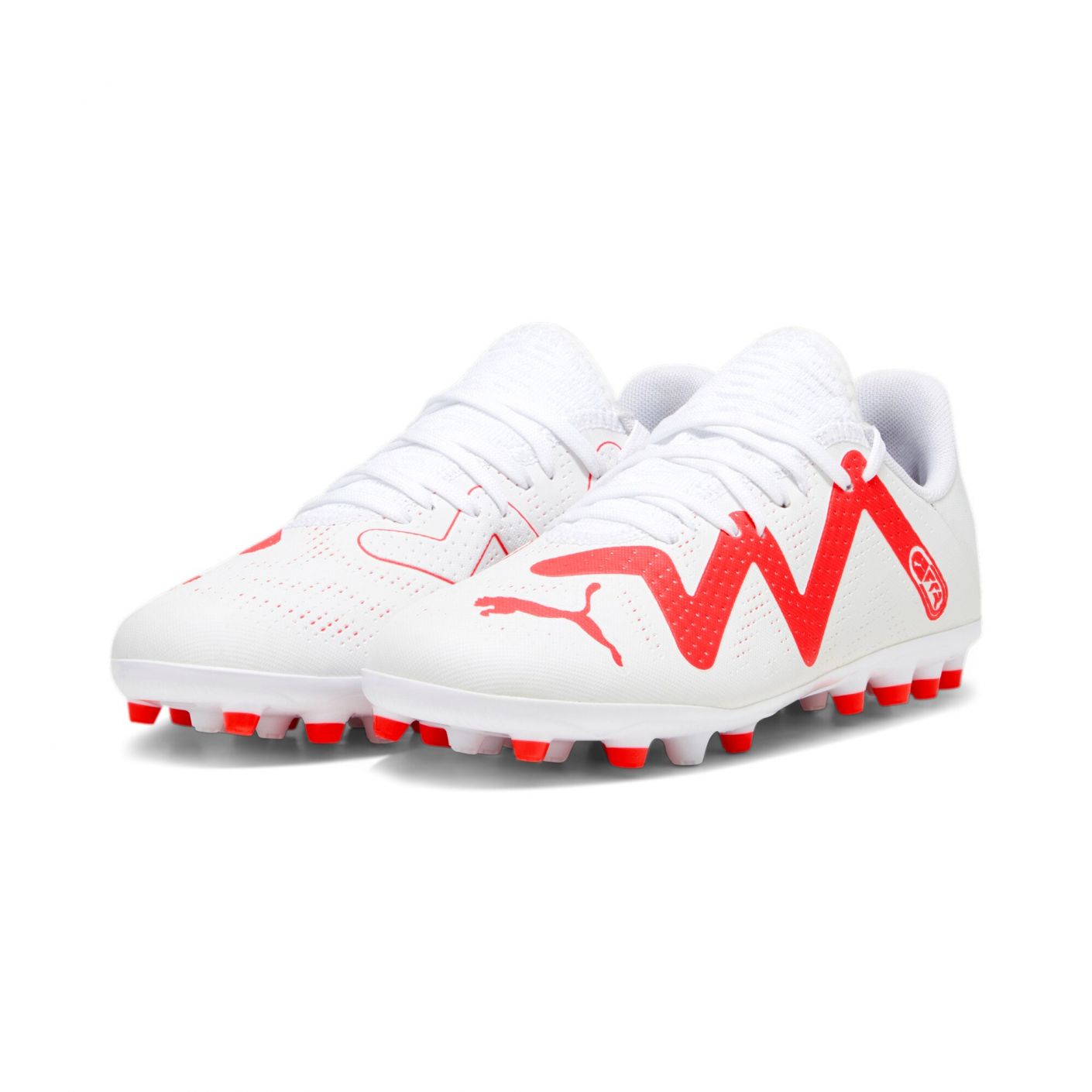 Puma Future Play MG Junior Weiß Rot