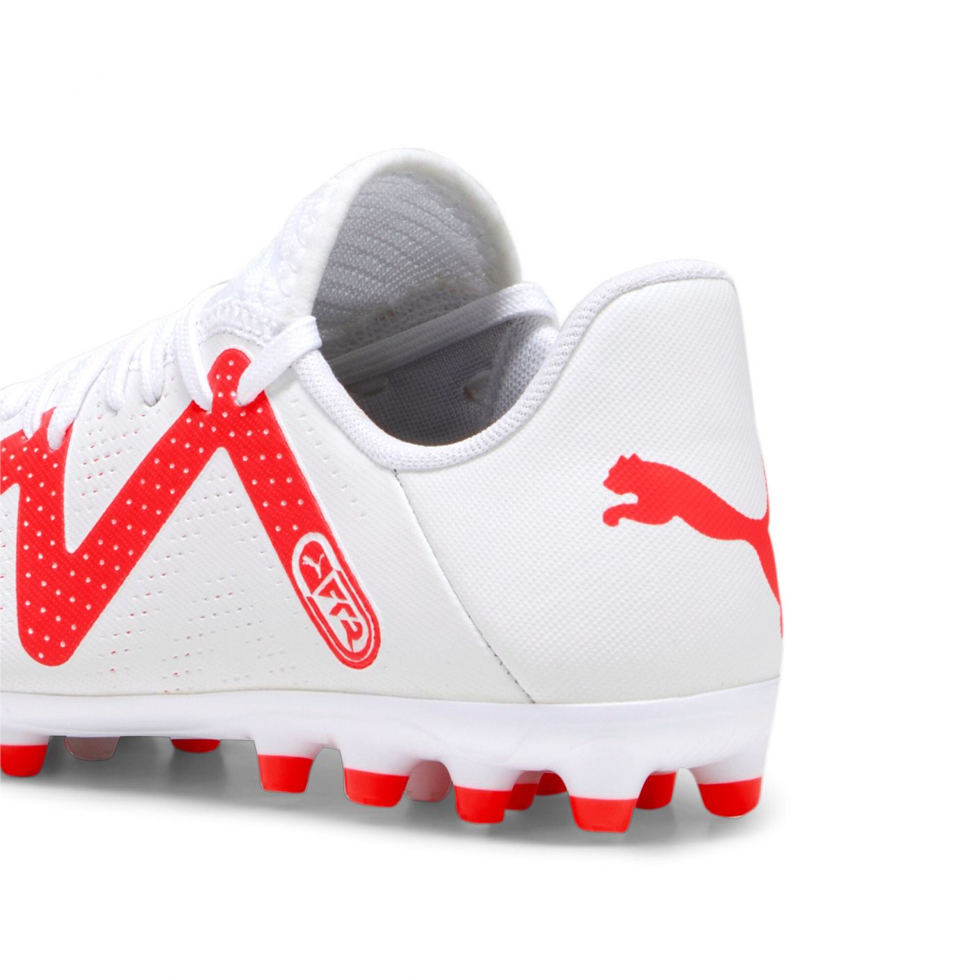 Puma Future Play MG Junior Weiß Rot