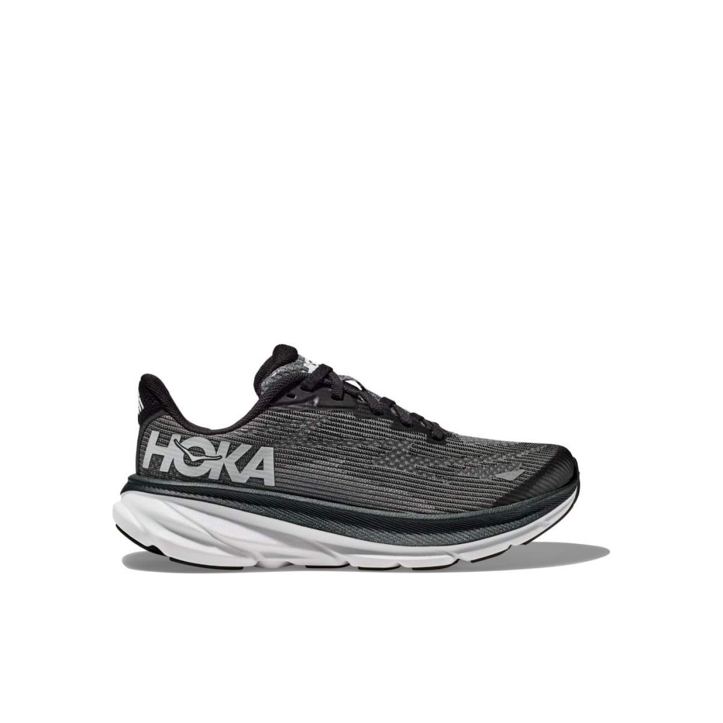 Hoka Clifton 9 Youth Black/White