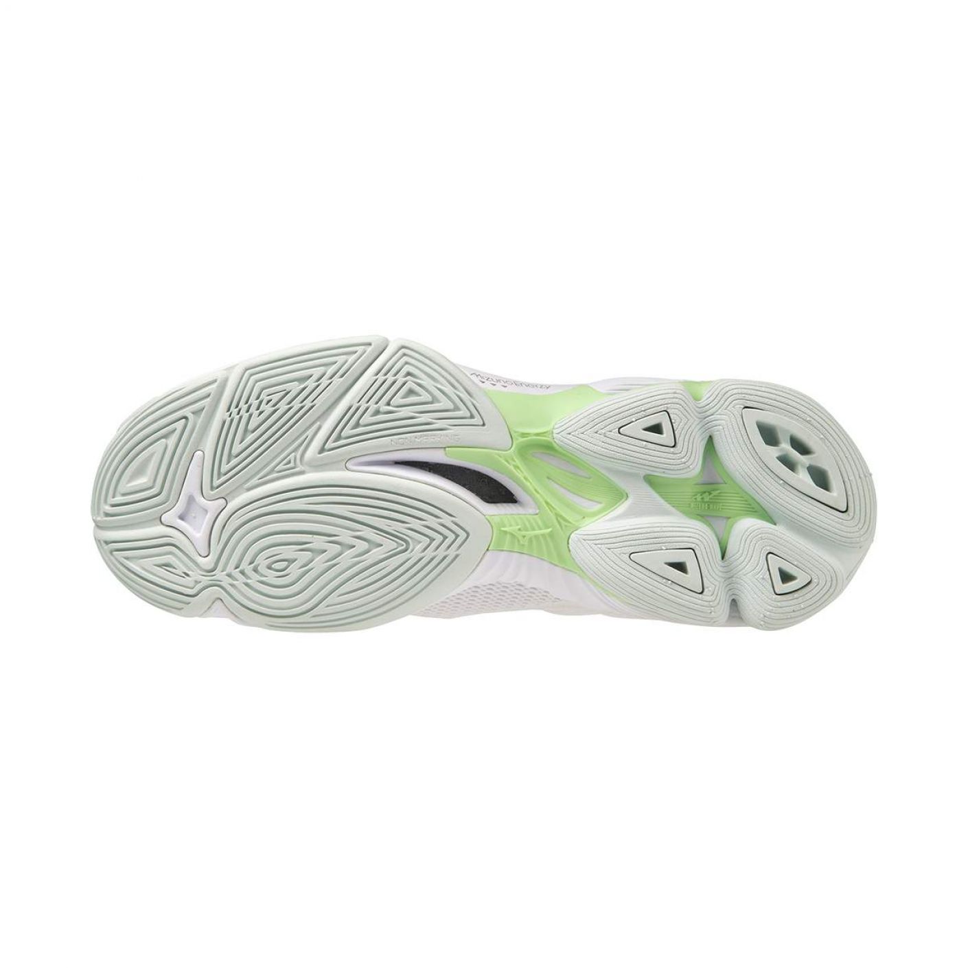 Mizuno Wave Lightning Z7 MID White/Glacial Ridge/Patina Gray for Women