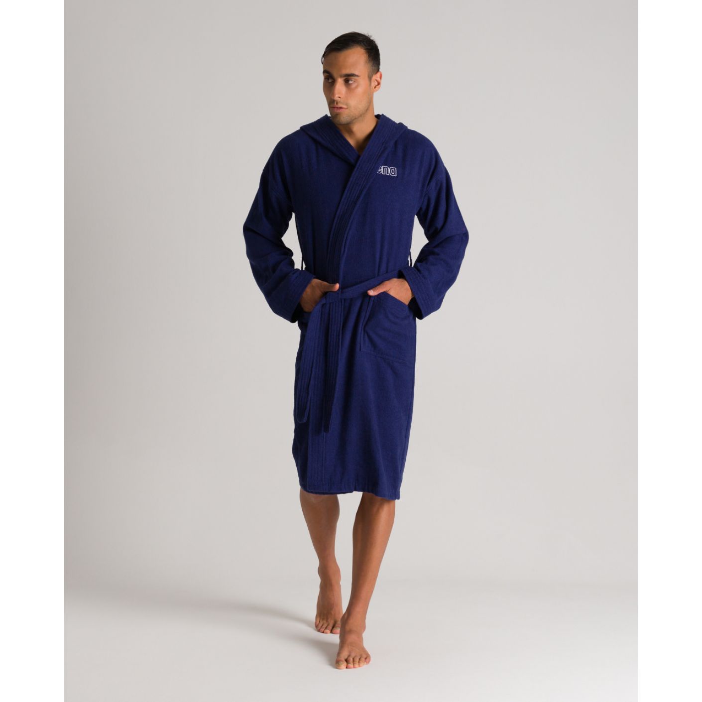 Arena Zeppelin Light Blue Cotton Bathrobe