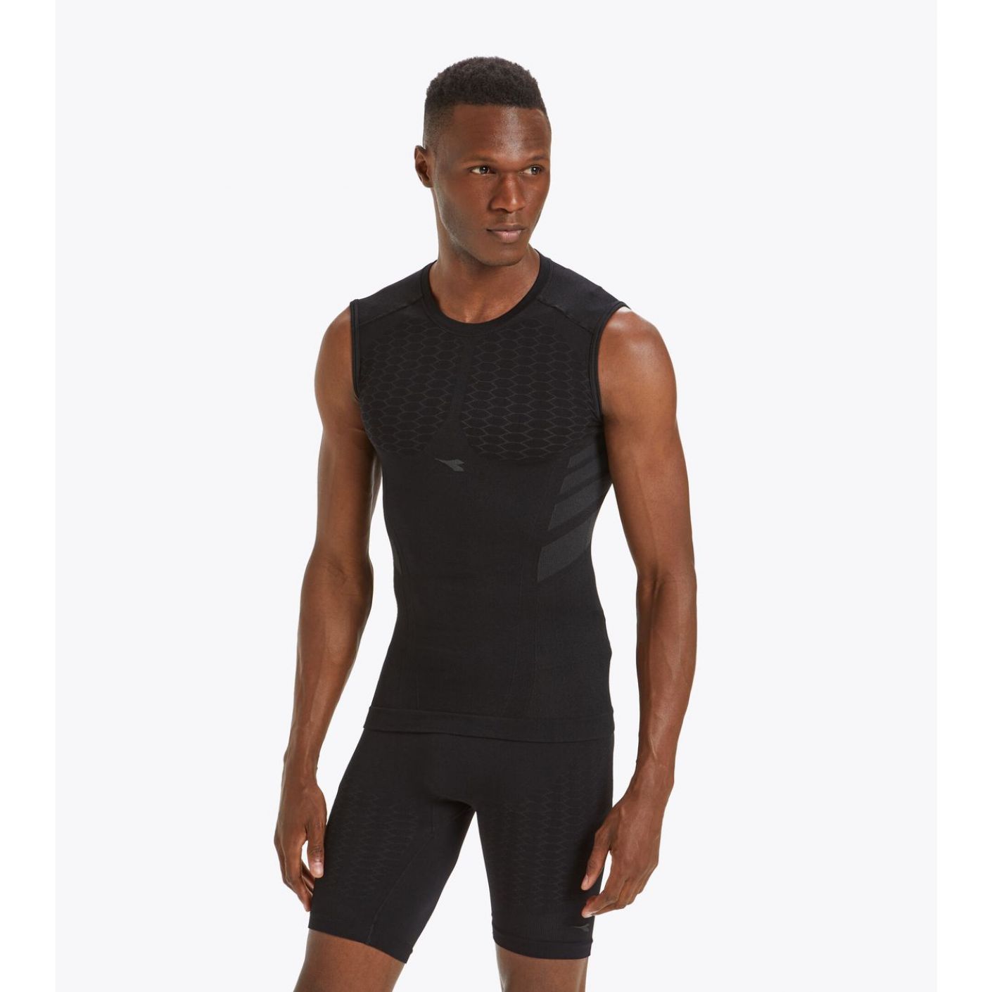 Diadora Men's Black Act Tank Top