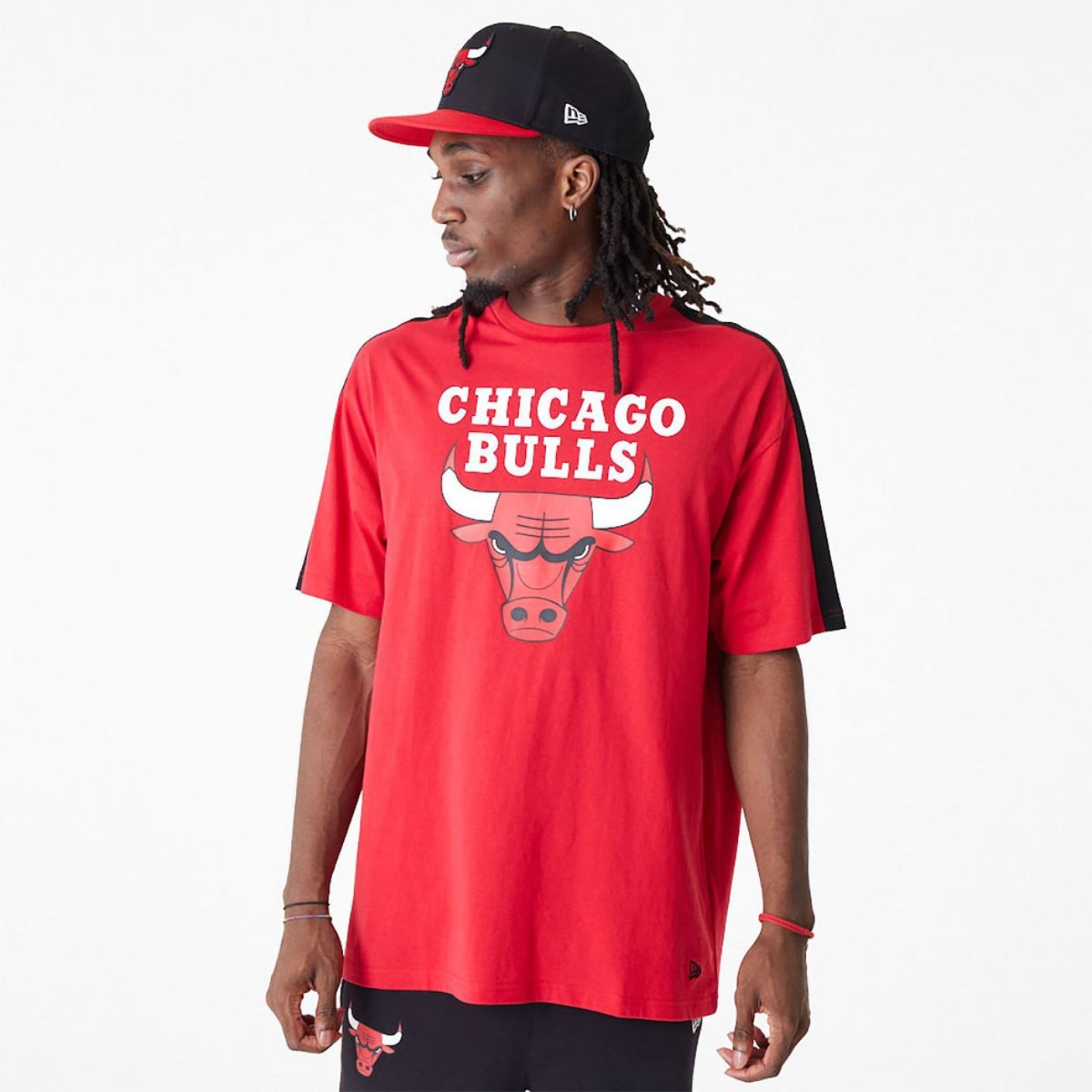 New era Chicago Bulls NBA Block Red T-shirt