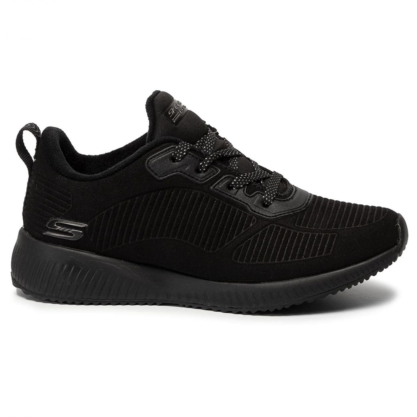 Skechers Bobs Sport Squad Total Black für Damen