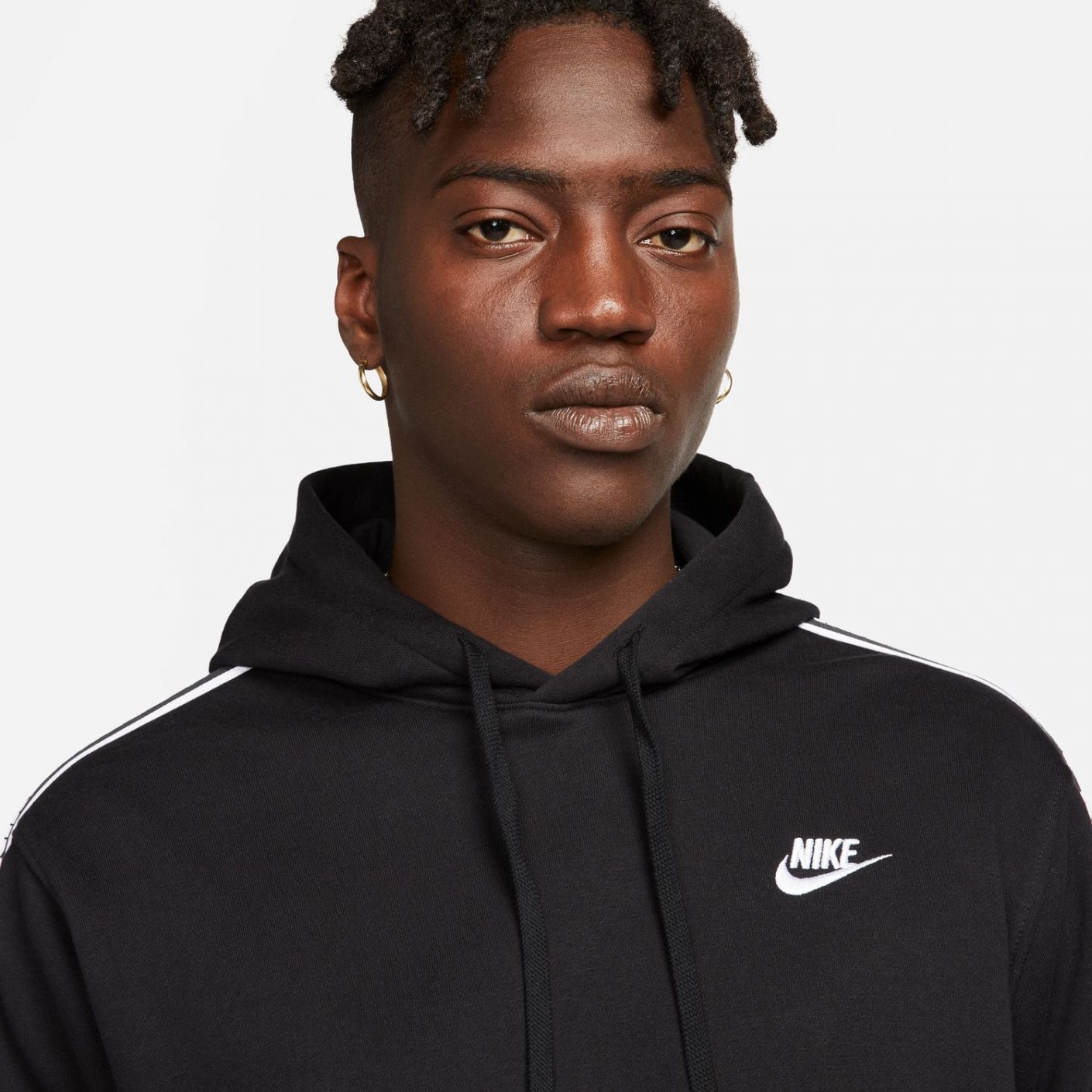 Nike Men's Black Graphic Hooded Tracksuit