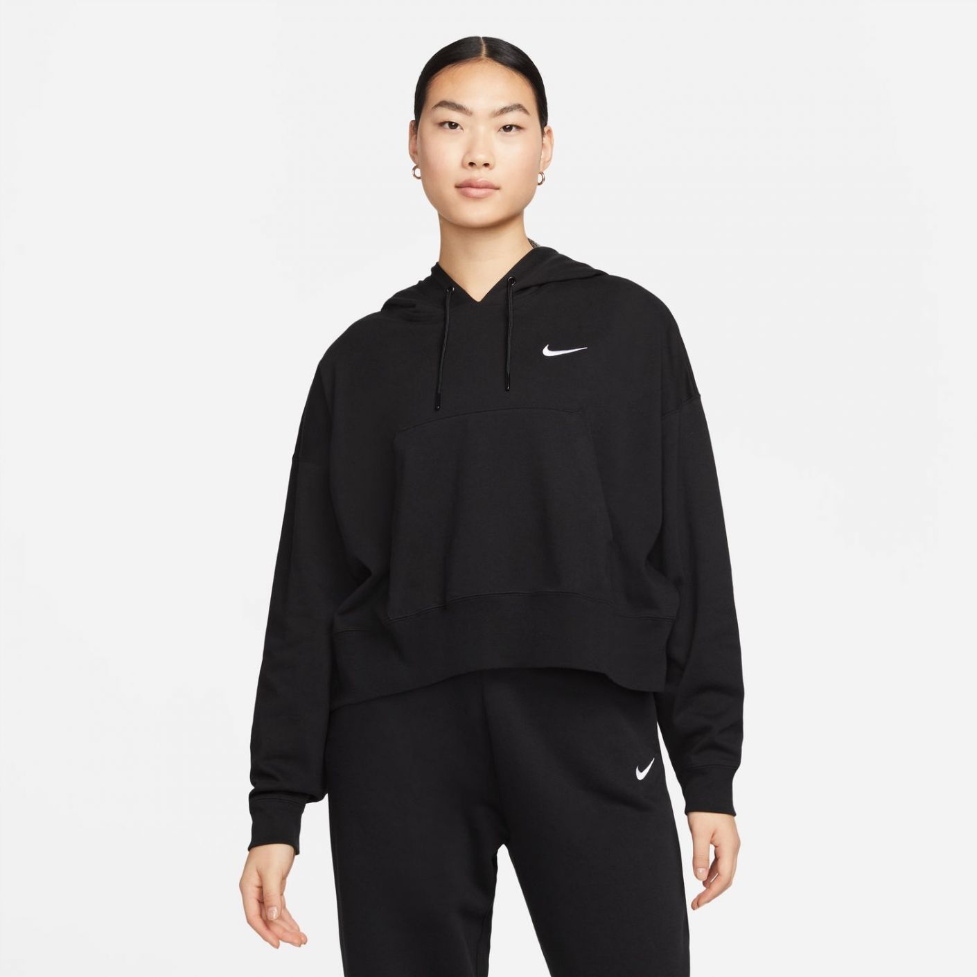 Nike Sweatshirt Oversidez Jersey Pullover Black