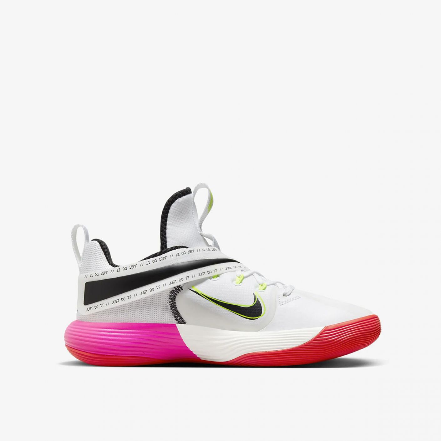 Nike React Hyperset White/Bright Crimson/Pink Blast/Black
