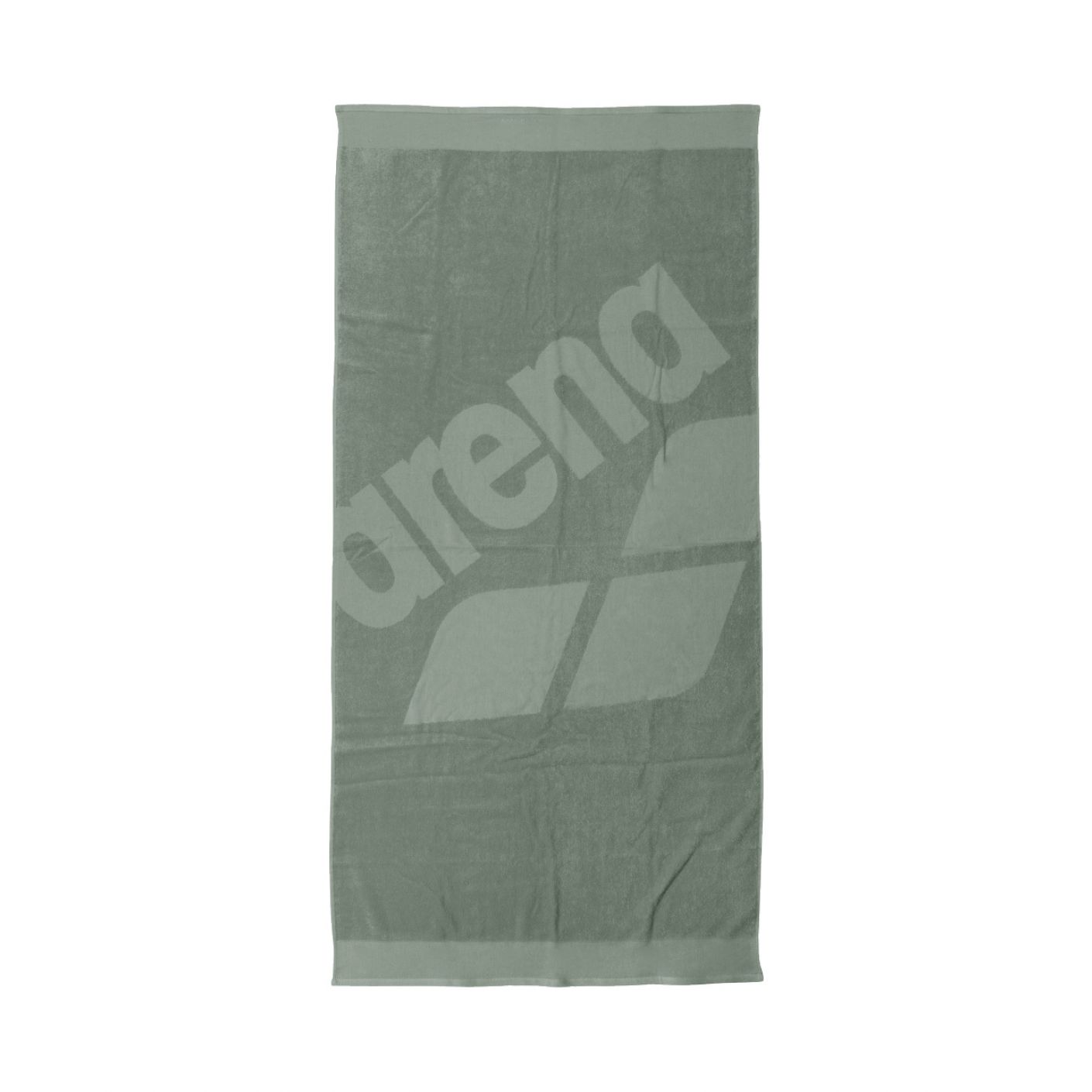 Arena Beach Towel Military Green Logo