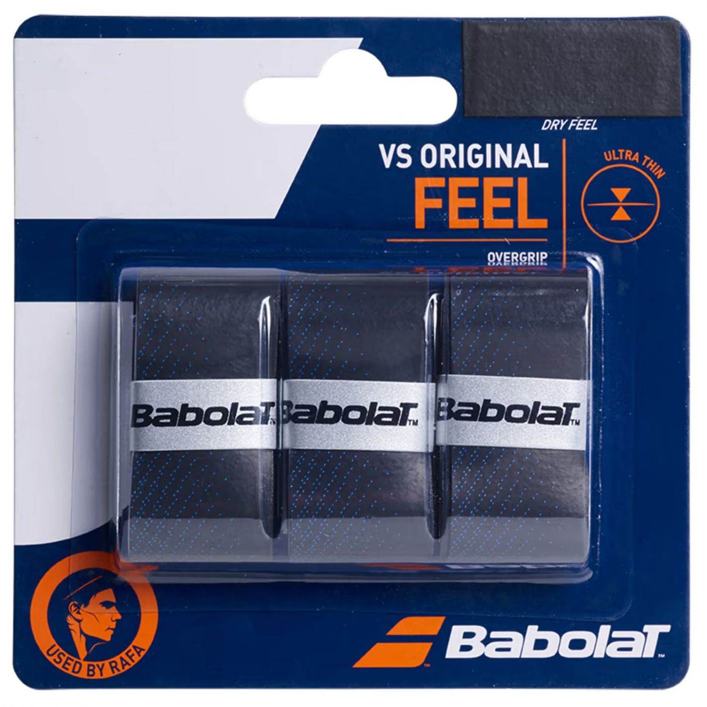 Babolat VS Original X3 Overgrip Nero-Blu