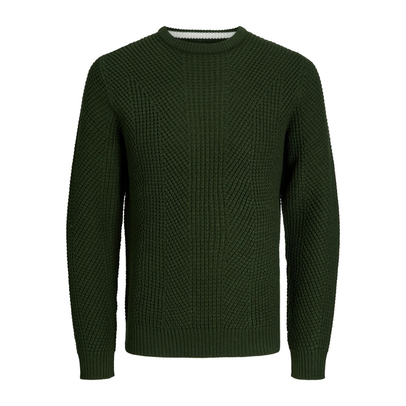 Jack&Jones Dunkelgrüner Strickpullover für Herren