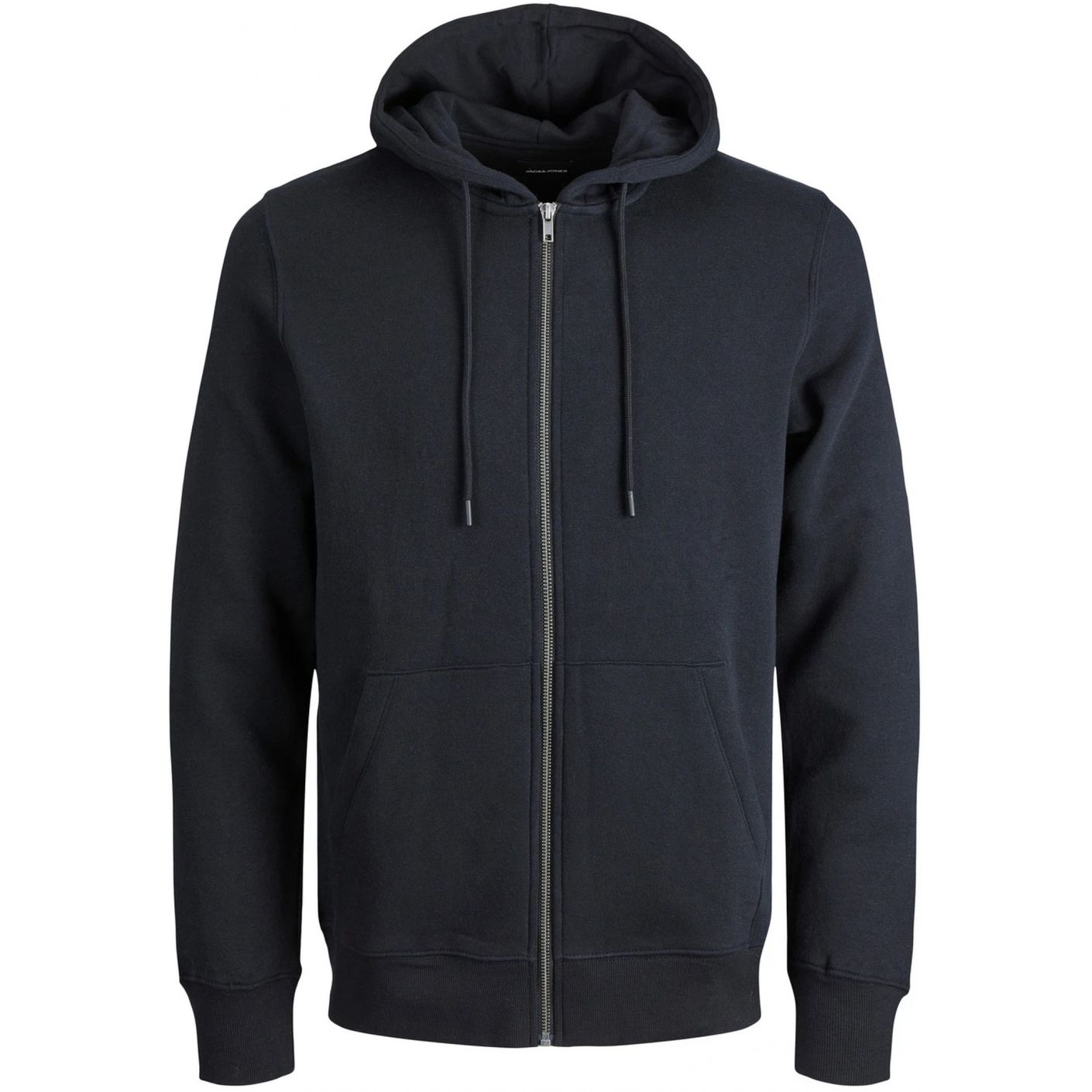 Jack & Jones Plus Size Sweatshirt mit Kapuze und Reißverschluss in Schwarz für Herren