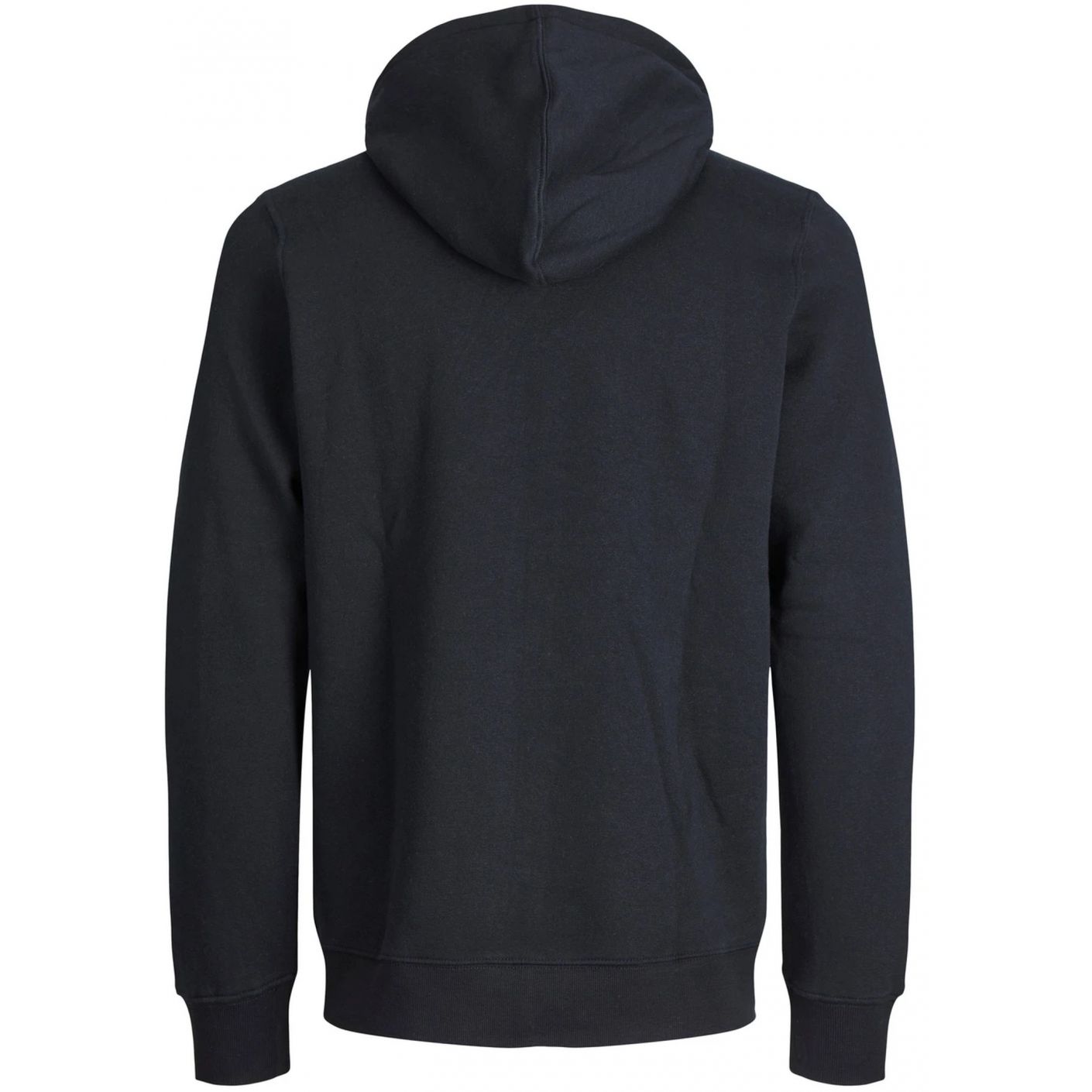 Jack & Jones Men's Plus Size Zip Up Hoodie Black