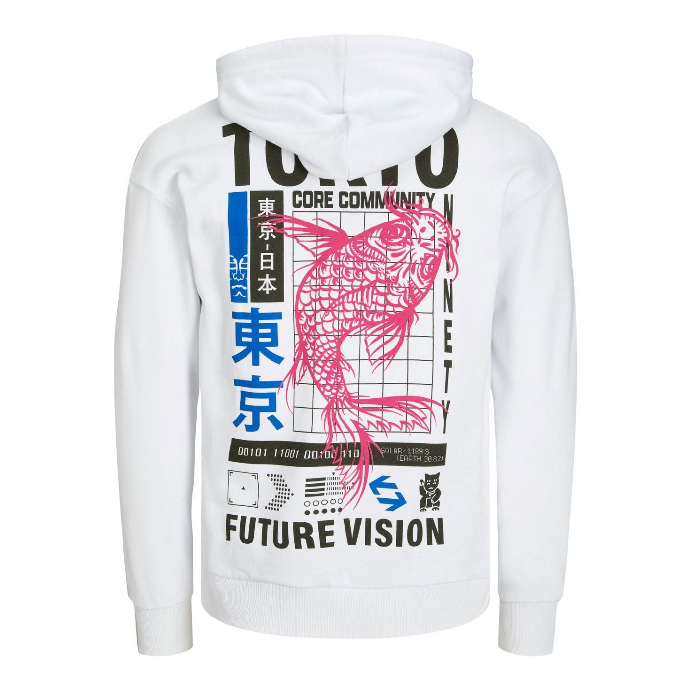 Jack & Jones Jcotokyo Hoodie White Men