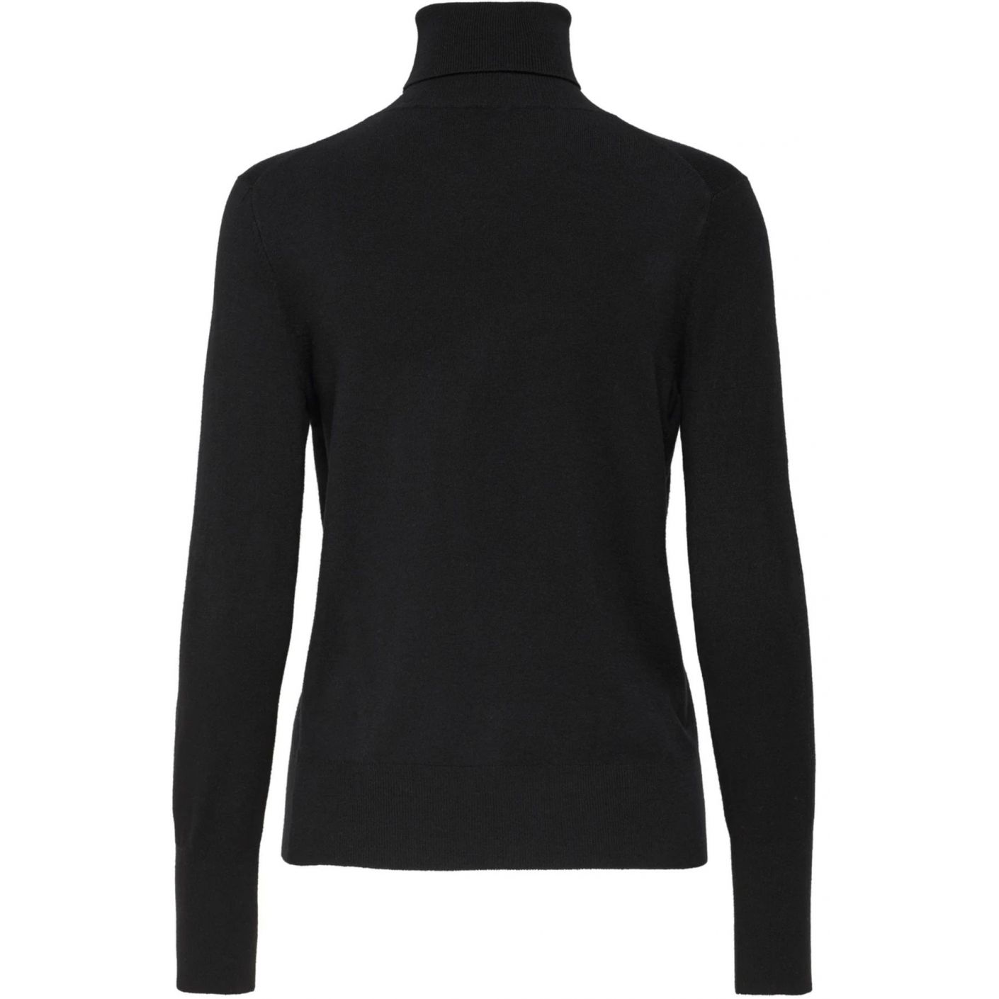 Only Women's Black Turtleneck Knit Pullover