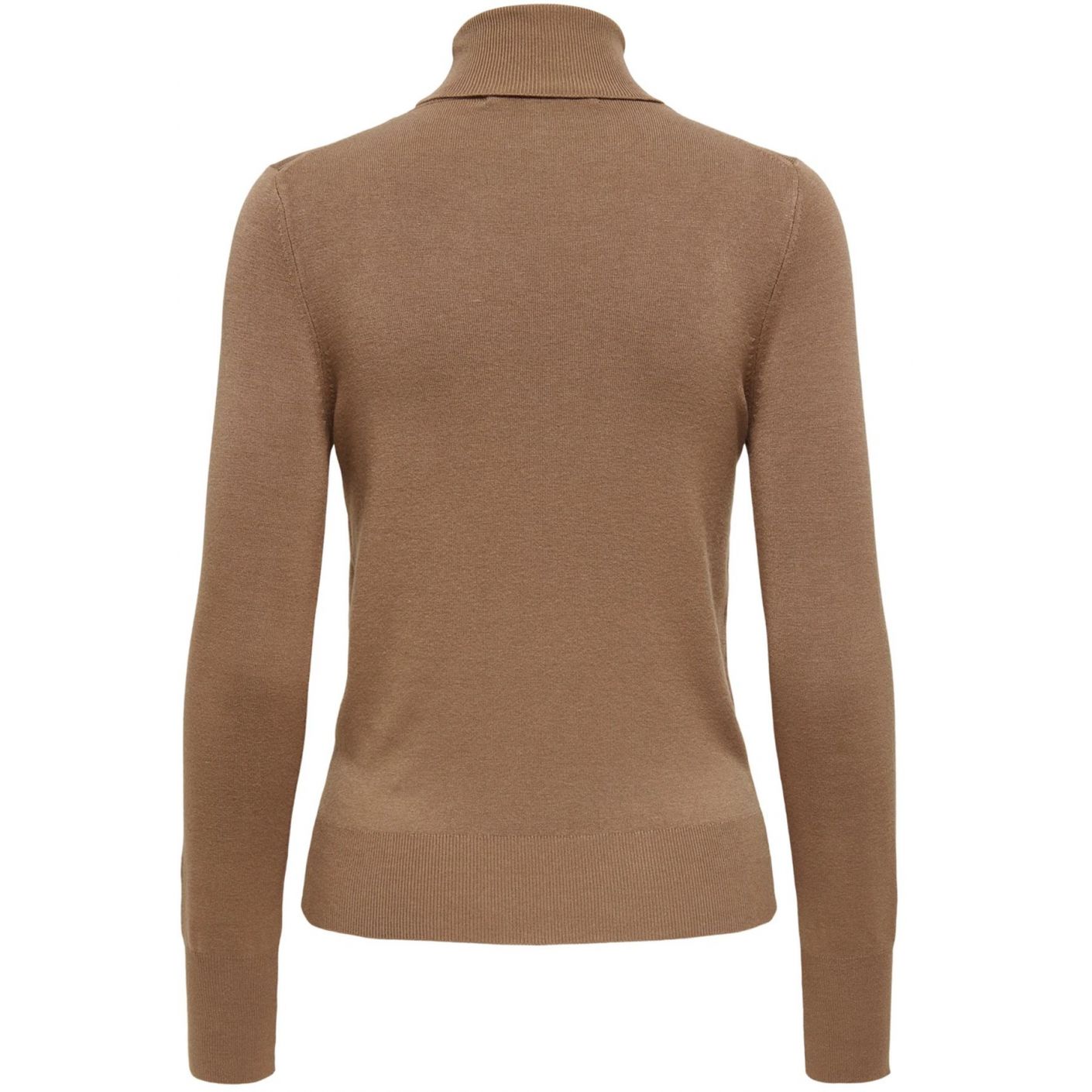 Only Women's Brown Turtleneck Knit Pullover