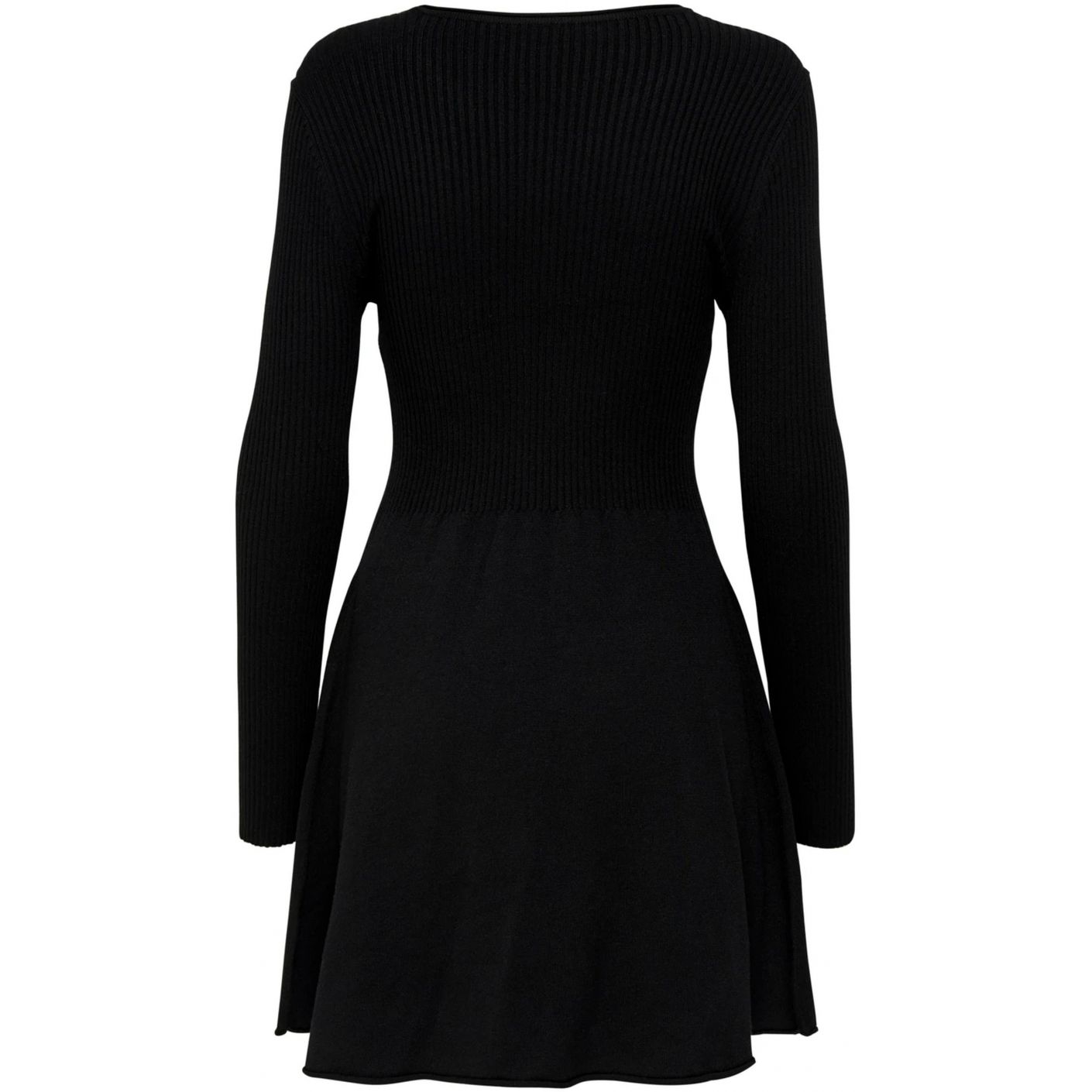 Only Black Knit Long Sleeve Dress