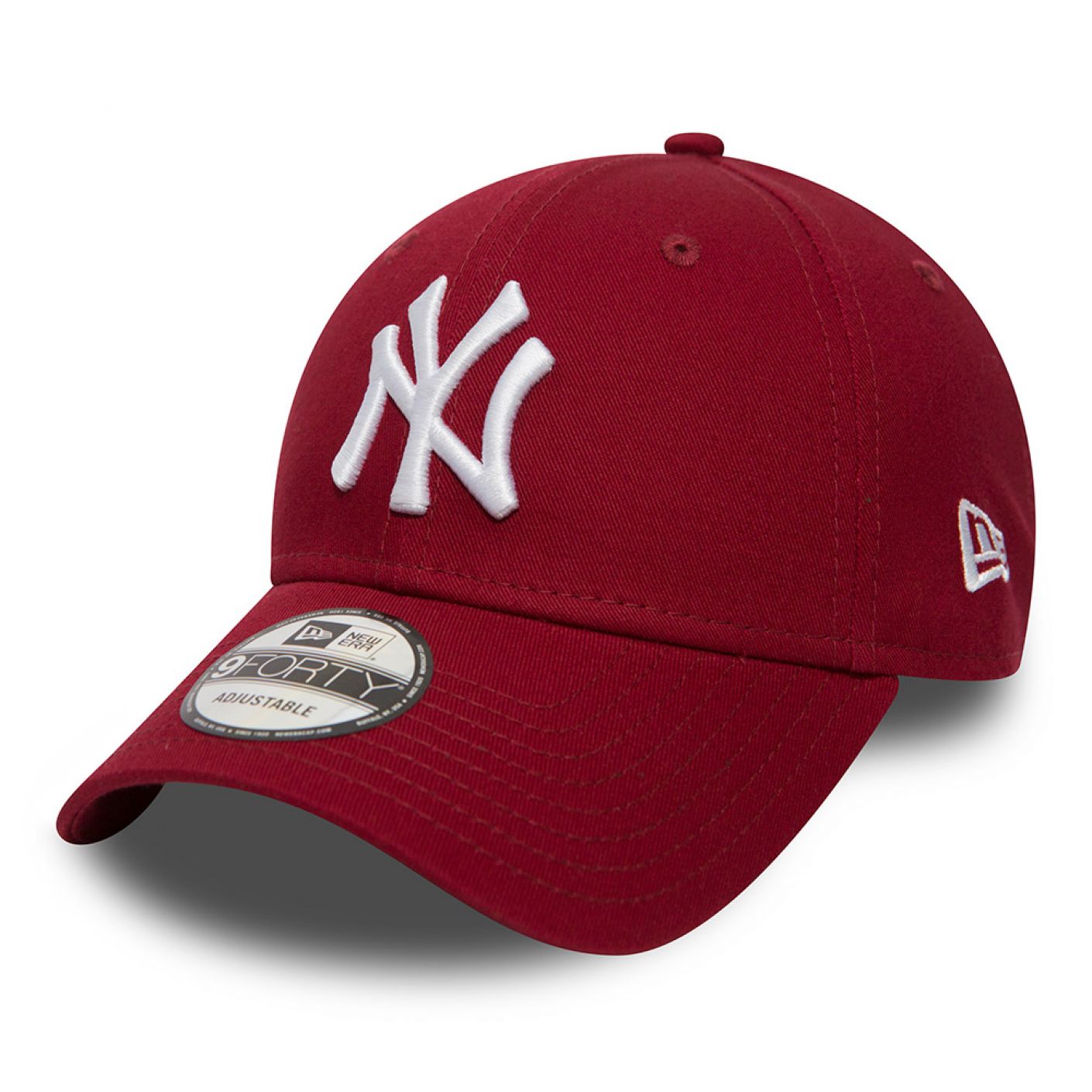 New Era 9Forty New York Yankees Essential Cap Burgundy