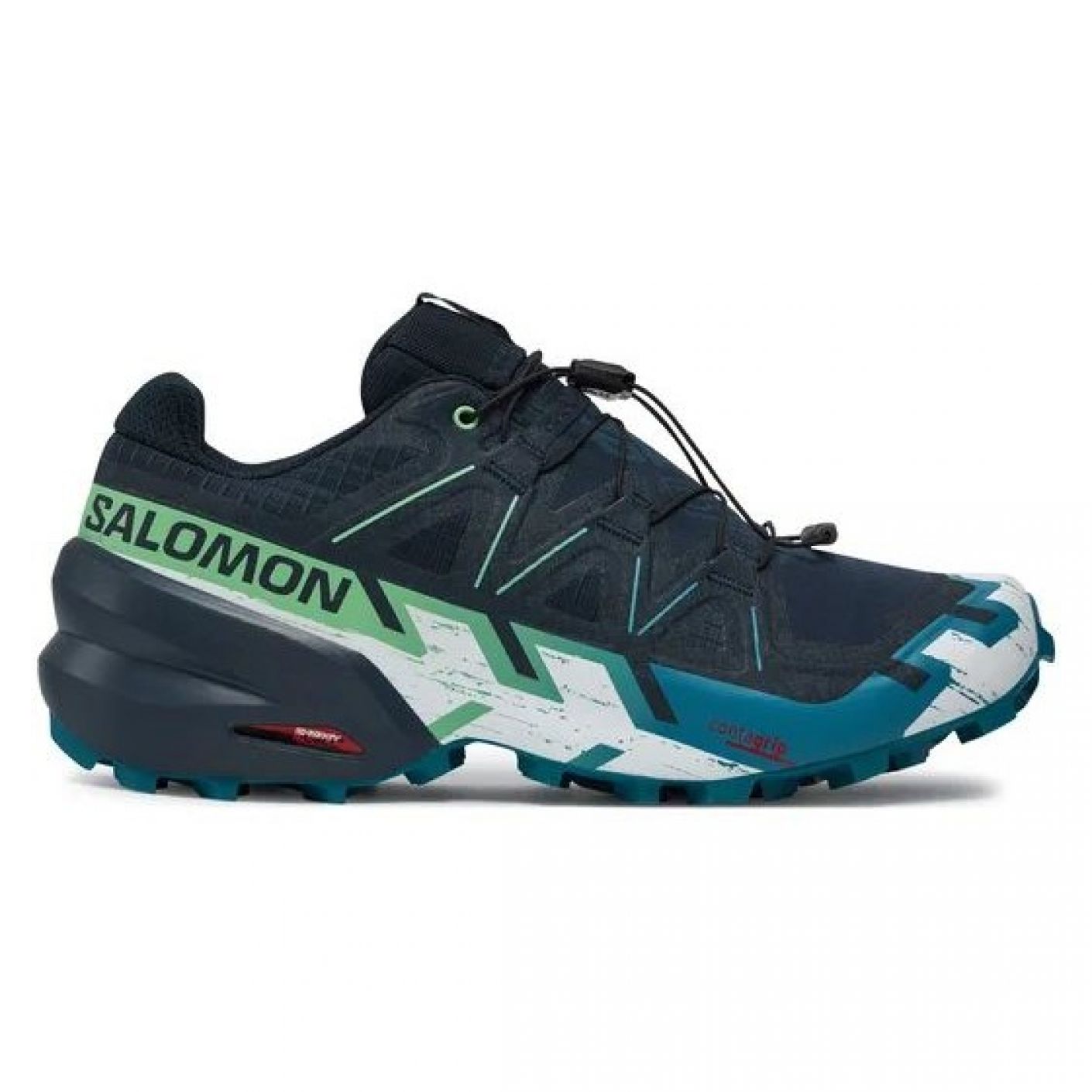 Salomon Speedcross 6 Carbon/Tahitian Tide/White for Men