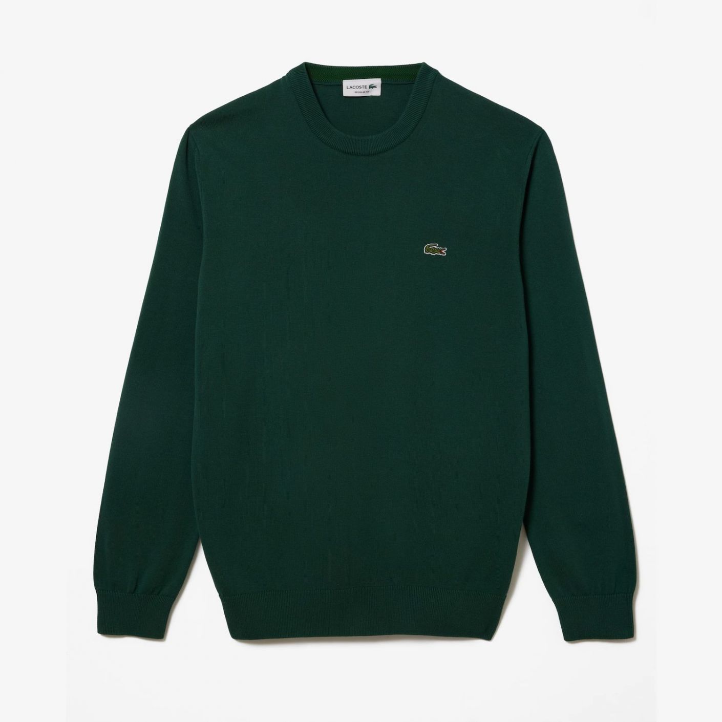 Lacoste Men's Crew Neck Organic Pullover Sky Blue