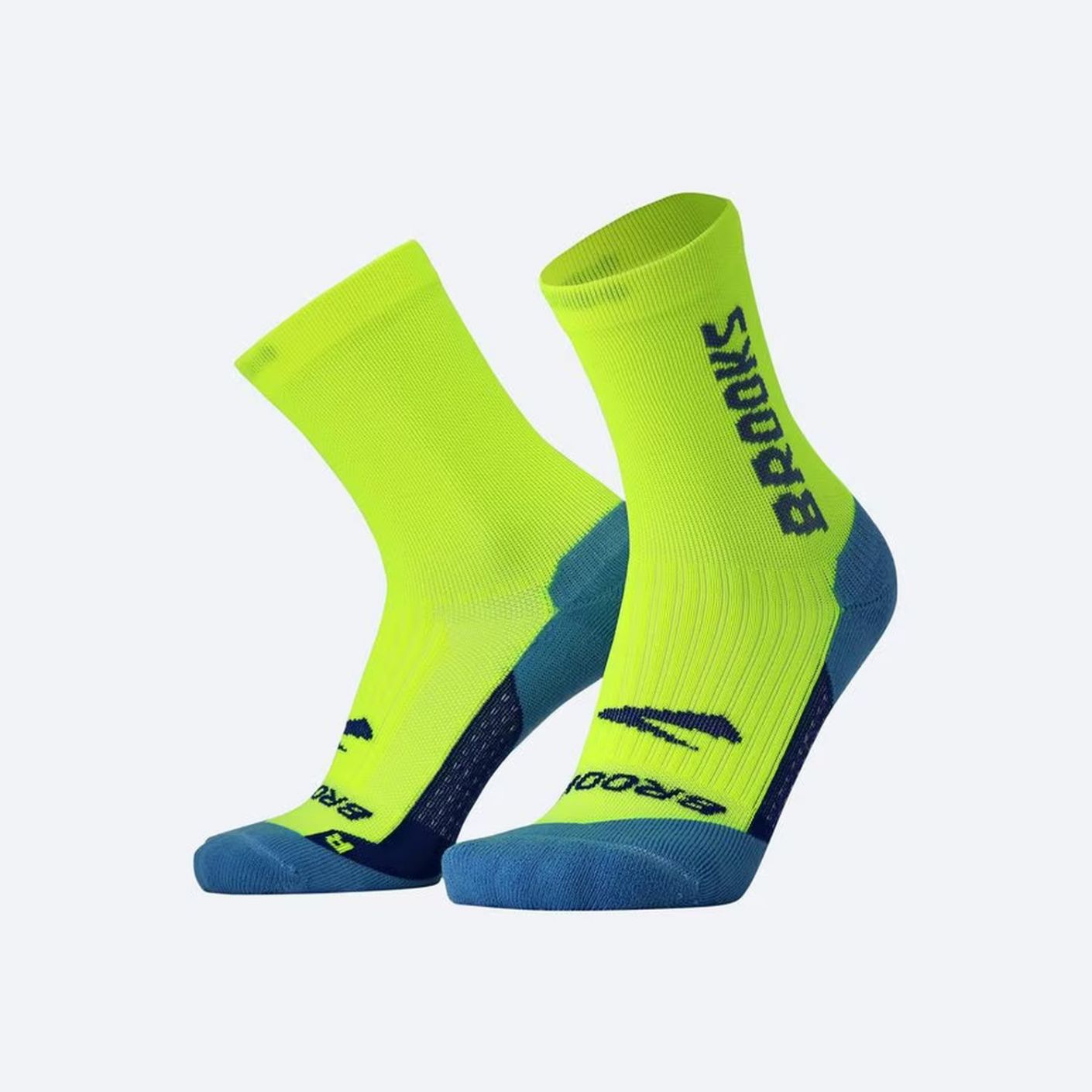 Brooks Ghost Crew Neon Yellow/BR Crew