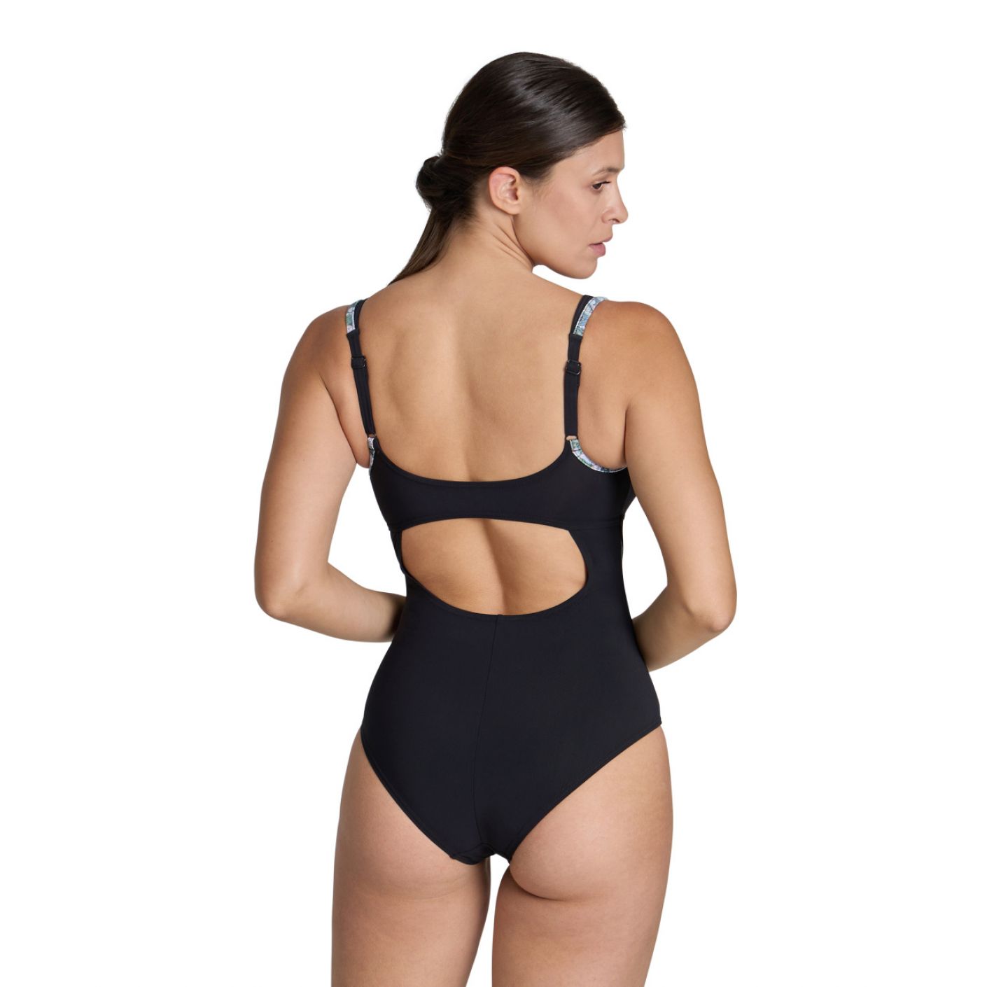 Arena Costume Bodylift Strap Back Chiara Black for Women