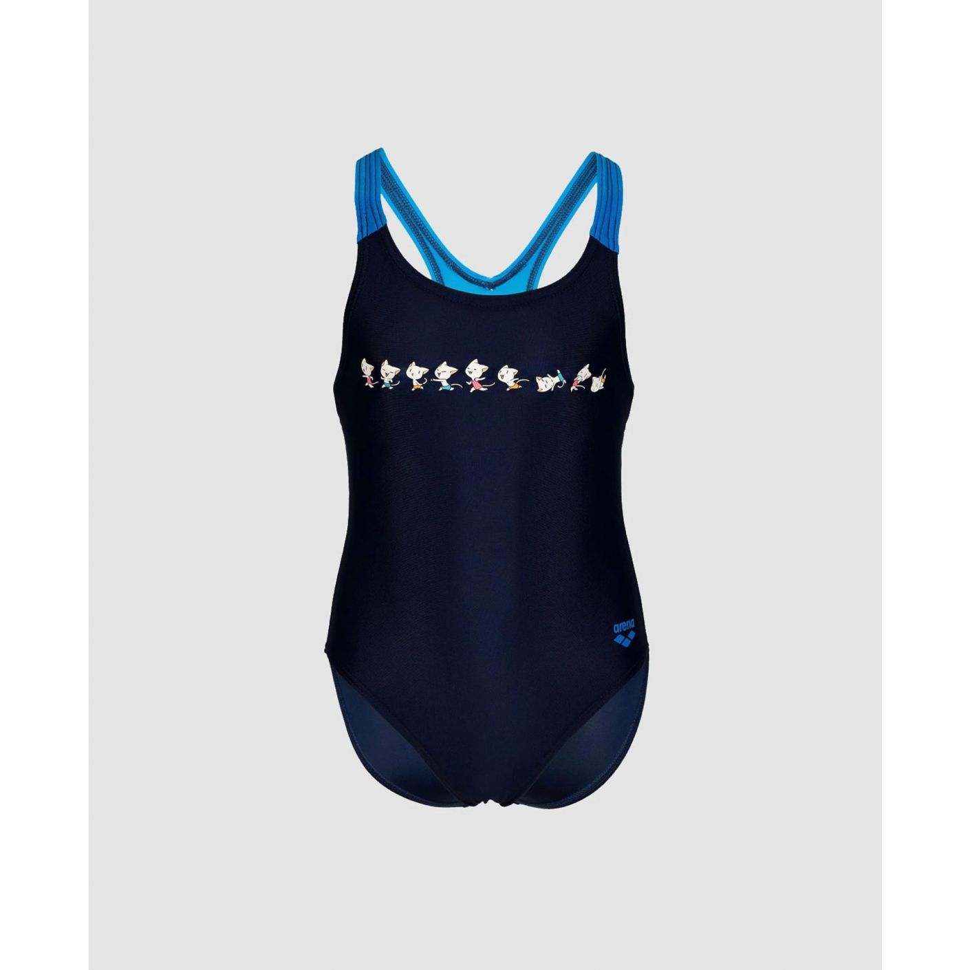 Arena Swim Friends Blue Swimsuit for Girls