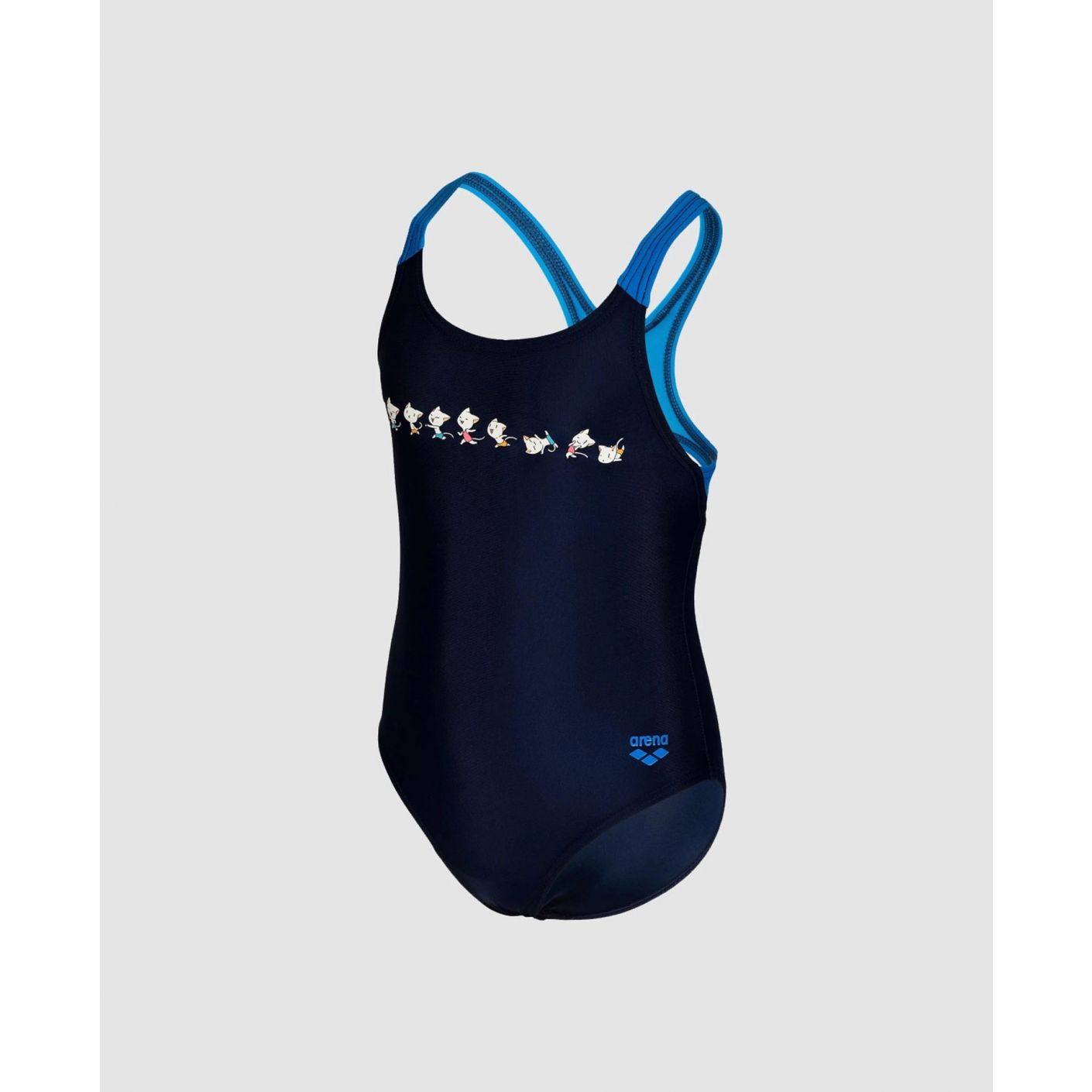 Arena Swim Friends Blue Swimsuit for Girls