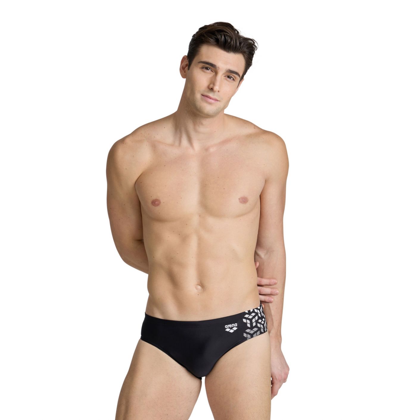 Arena Kikko V Black/White Men's Swim Briefs