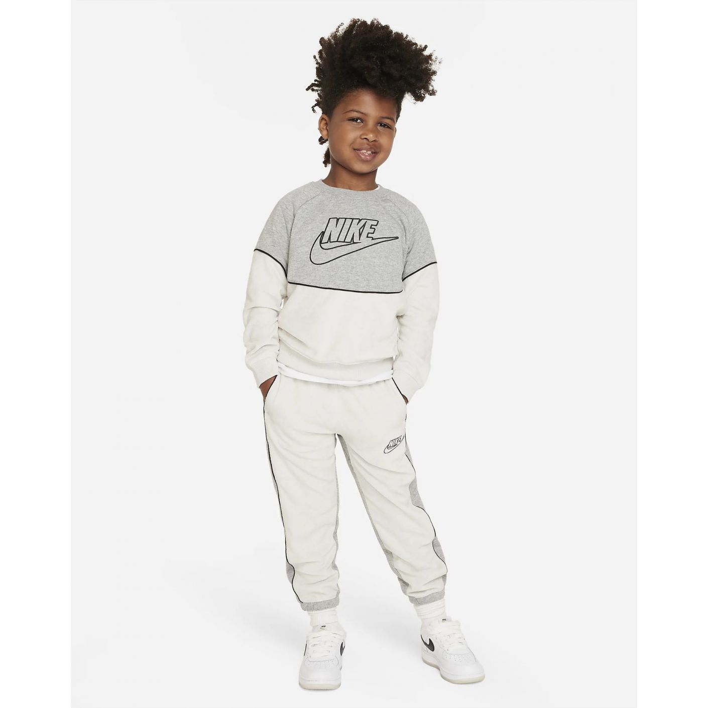 Nike french terry tracksuit best sale