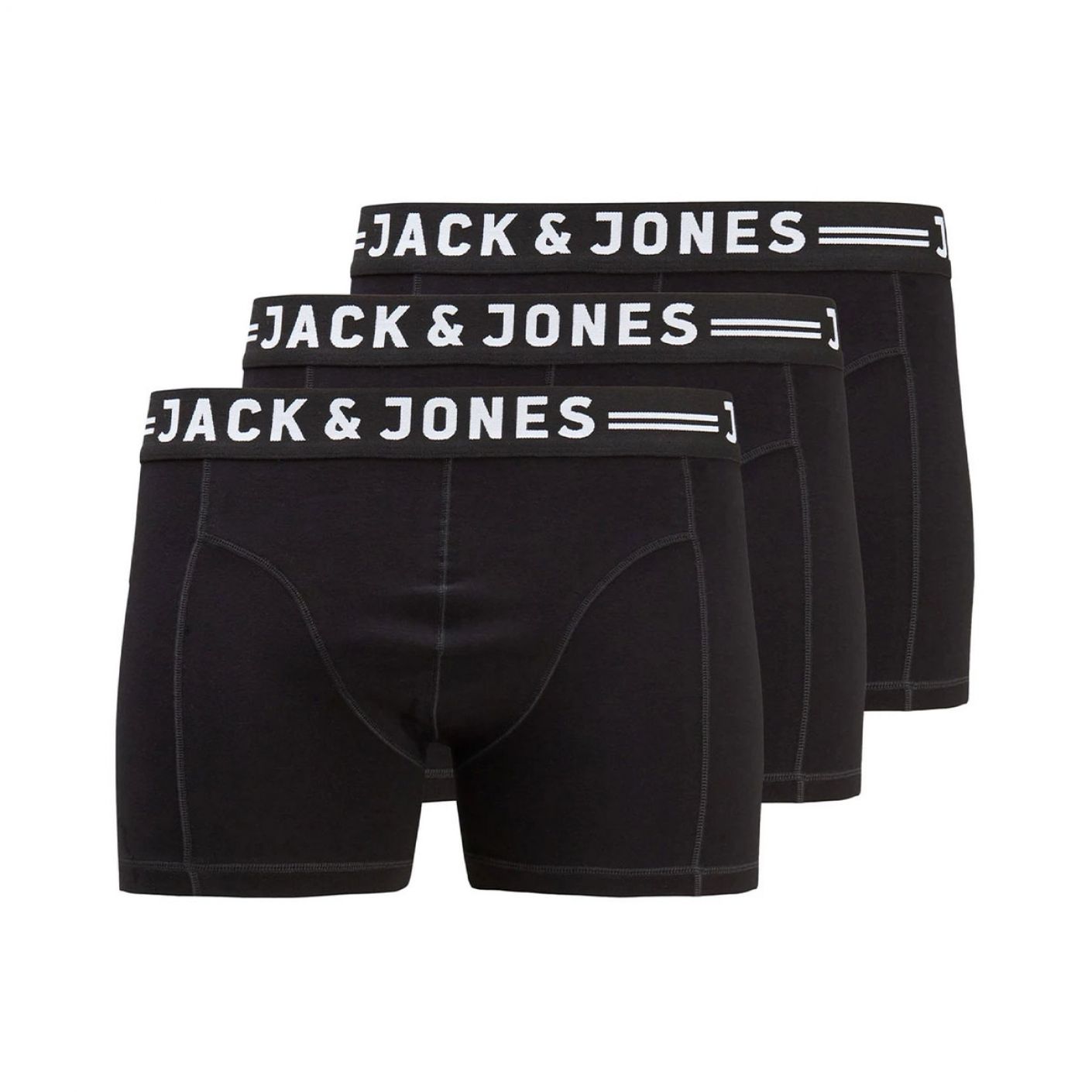 Jack & Jones Boxer Plus Size 3pkk Neri da Uomo
