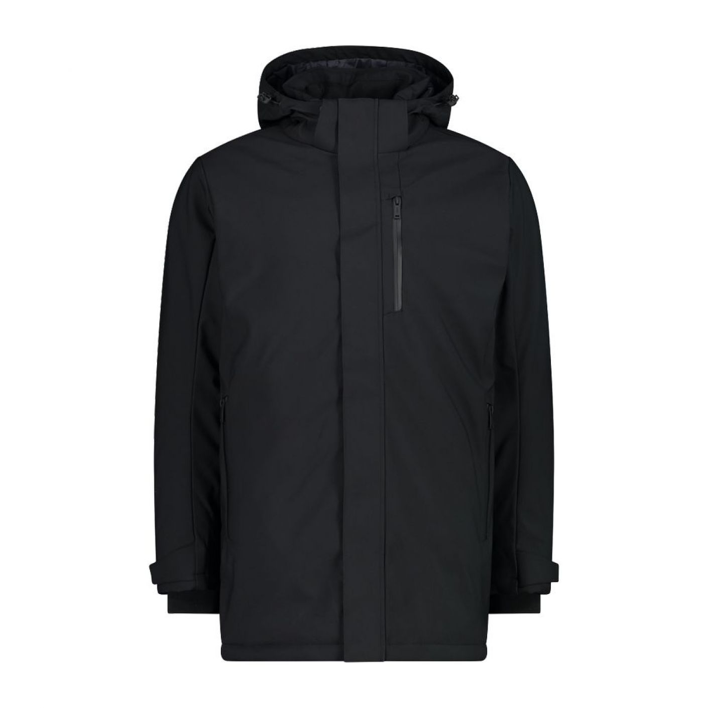 CMP Parka in softshell with internal padding Black for Men