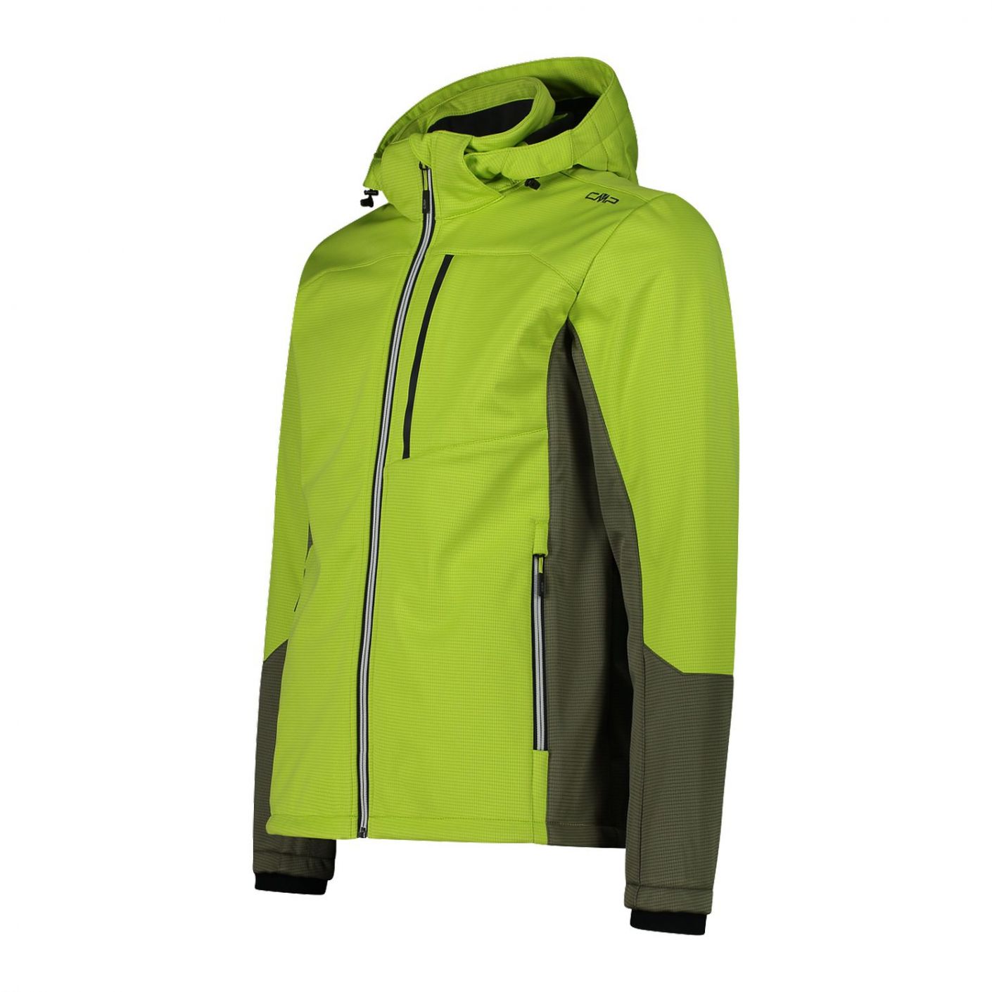 CMP Ripstop Jacket with Detachable Hood Green for Men