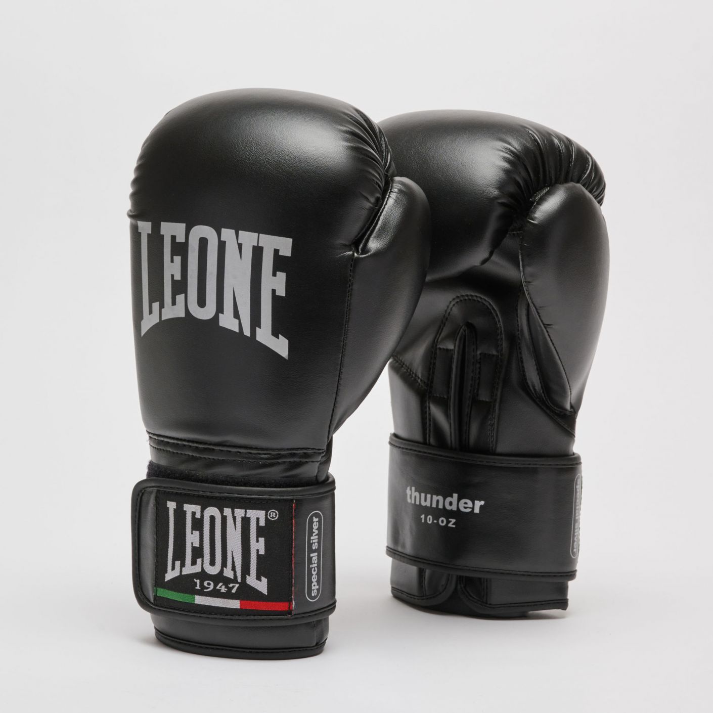 Leone Thunder Black Boxing Gloves