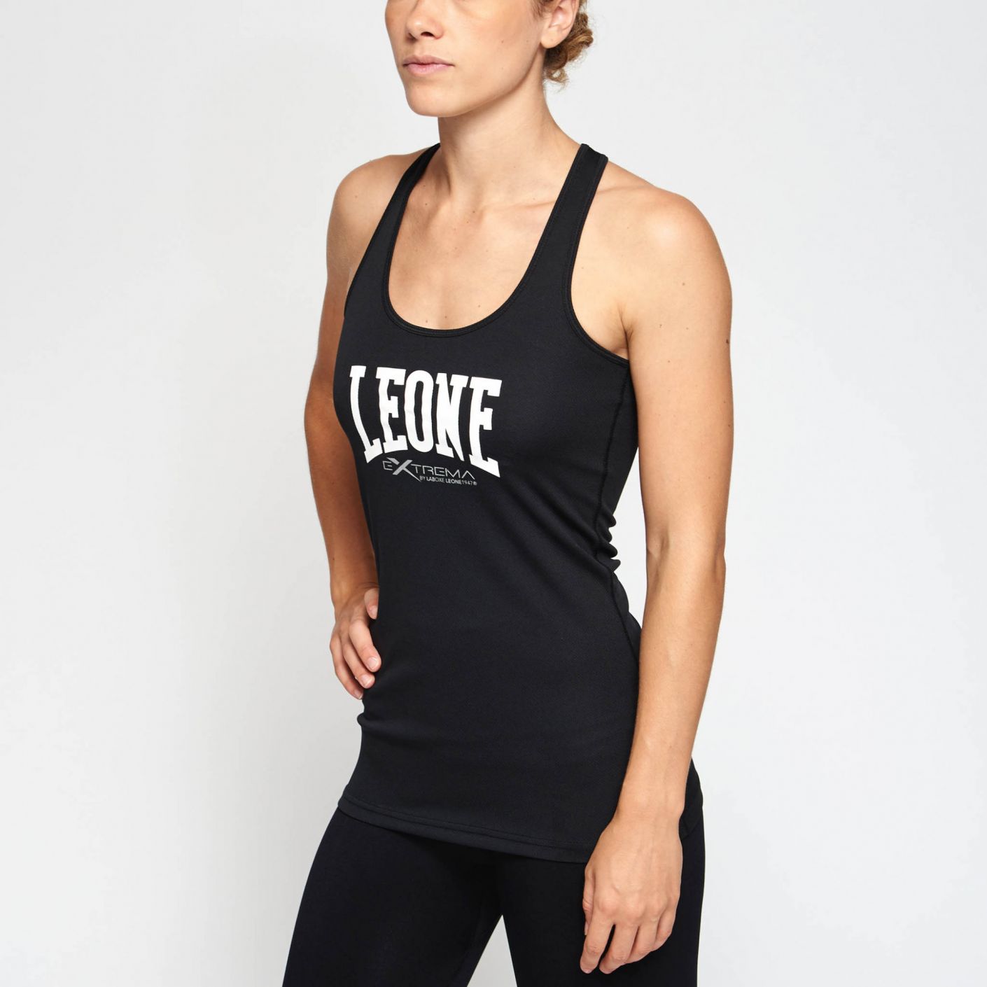 Women's Black Logo Lion Tank Top