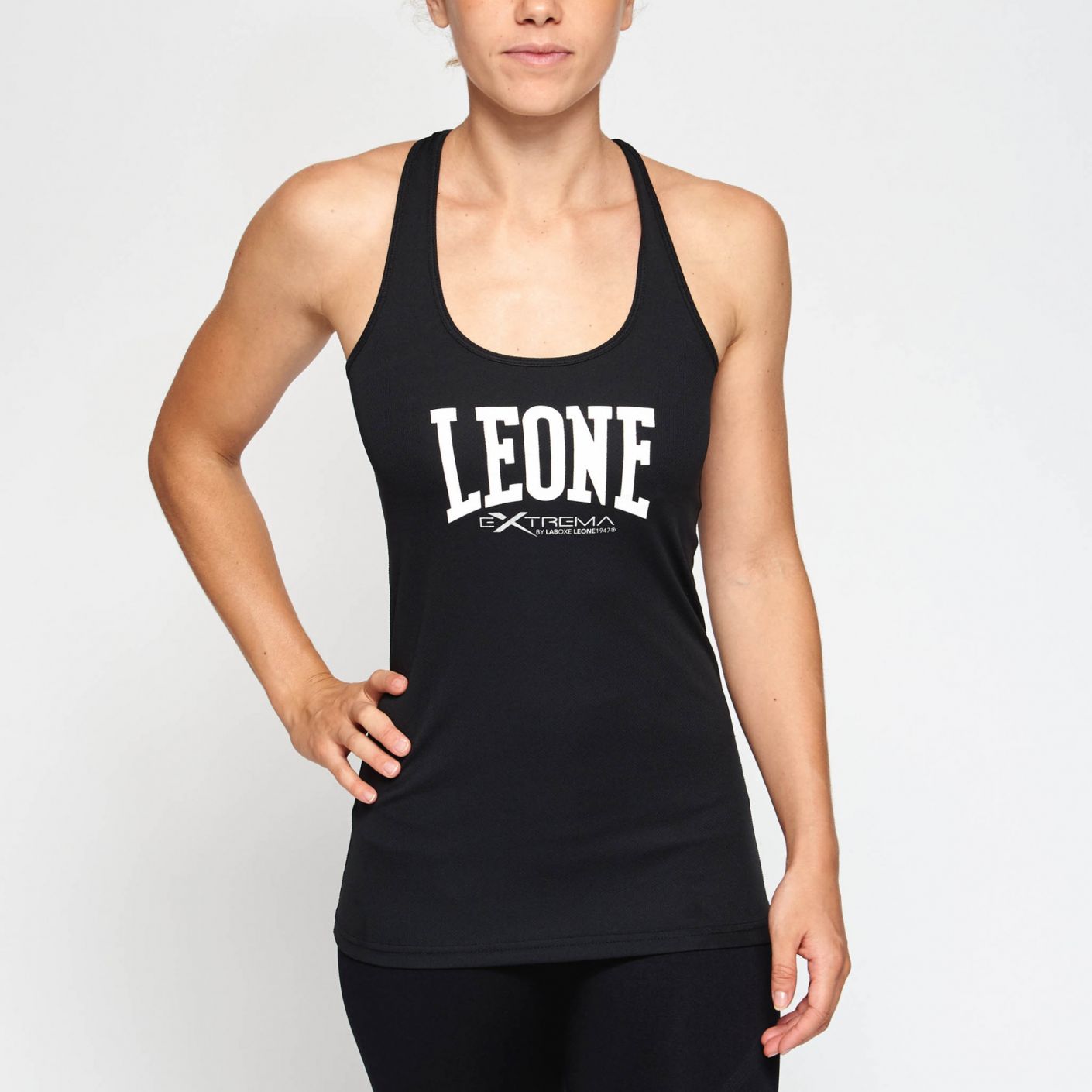 Women's Black Logo Lion Tank Top