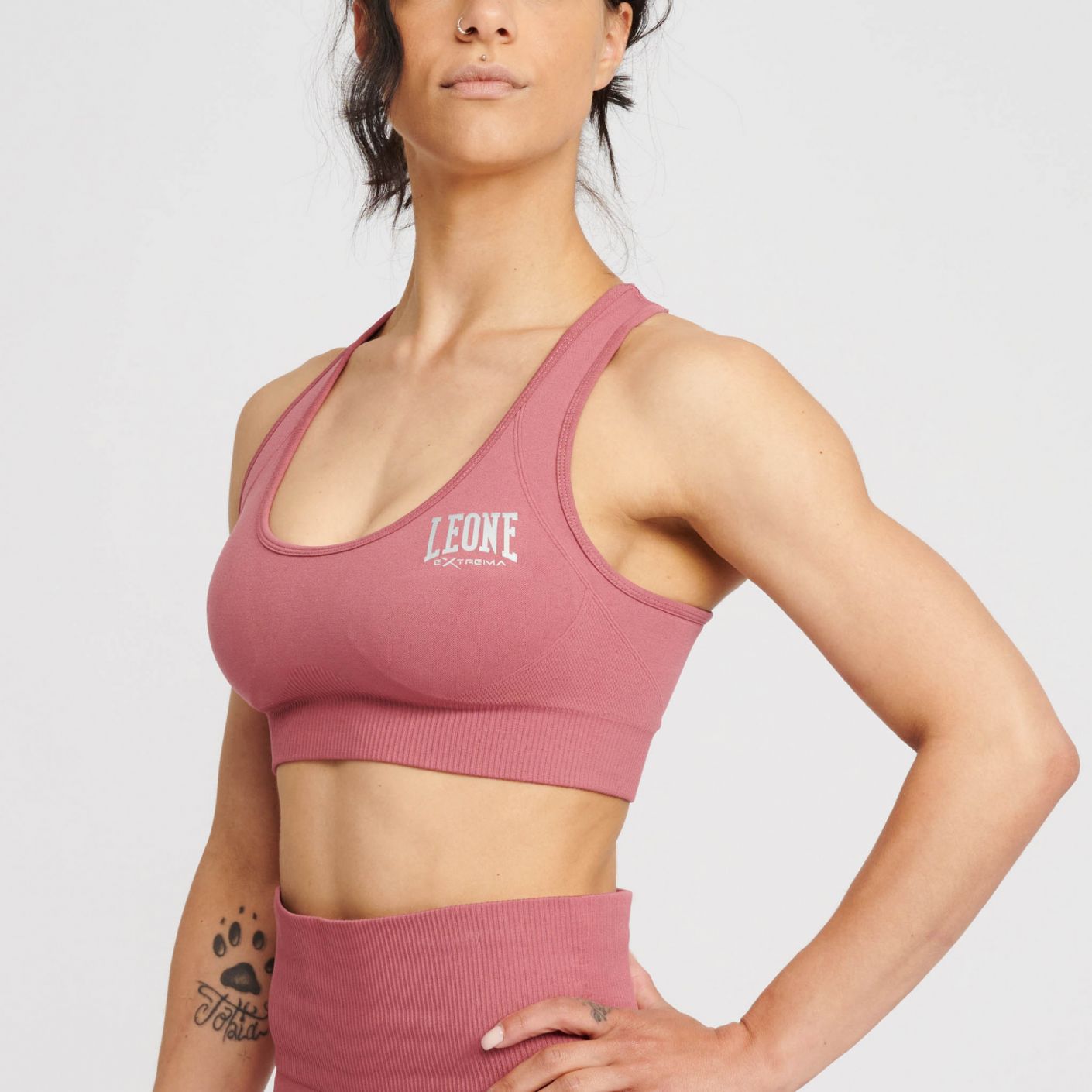 Women's Pink Logo Top Lion