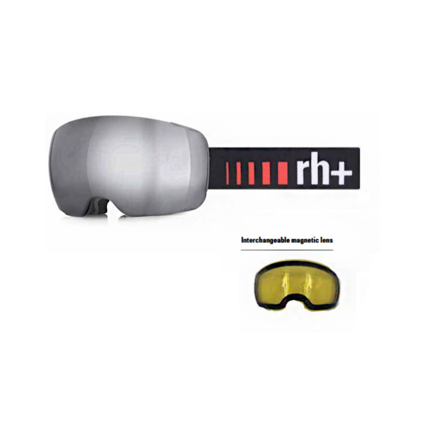 Zero RH+ Gotha Ski Goggle Black/Red/white