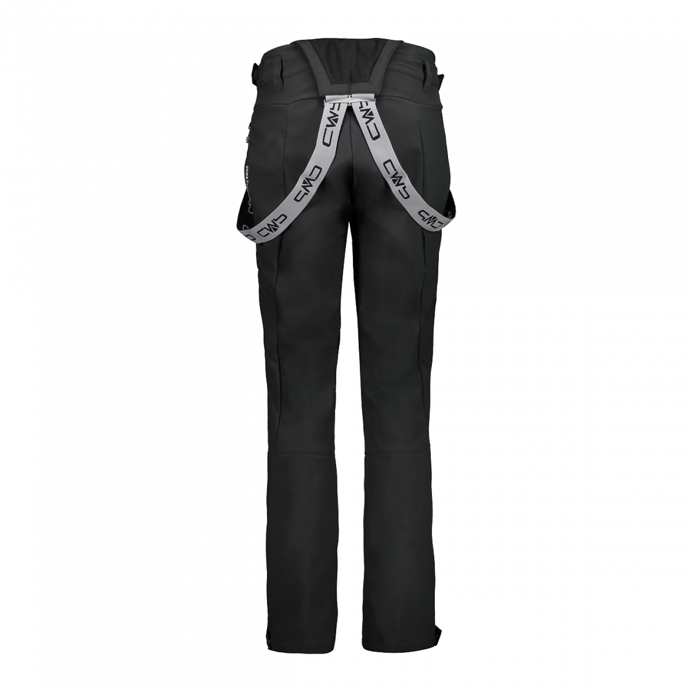 CMP Women's Black Softshell Ski Overalls