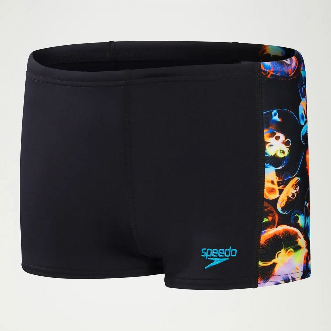 Speedo Panel Digital Shorts Black/Blue for Boys